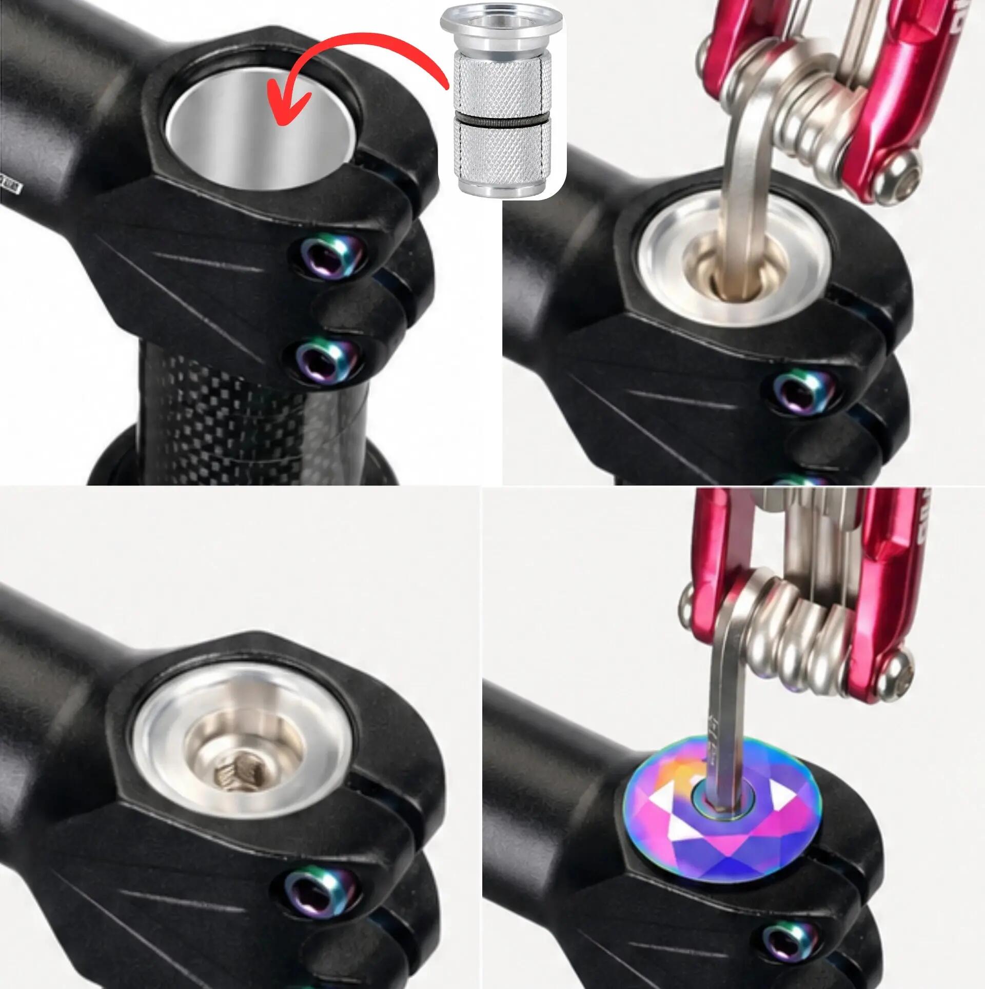 Tampa de compressão 1"1/8 para garfo carbono e alumínio - expansor de jogo 3/5
