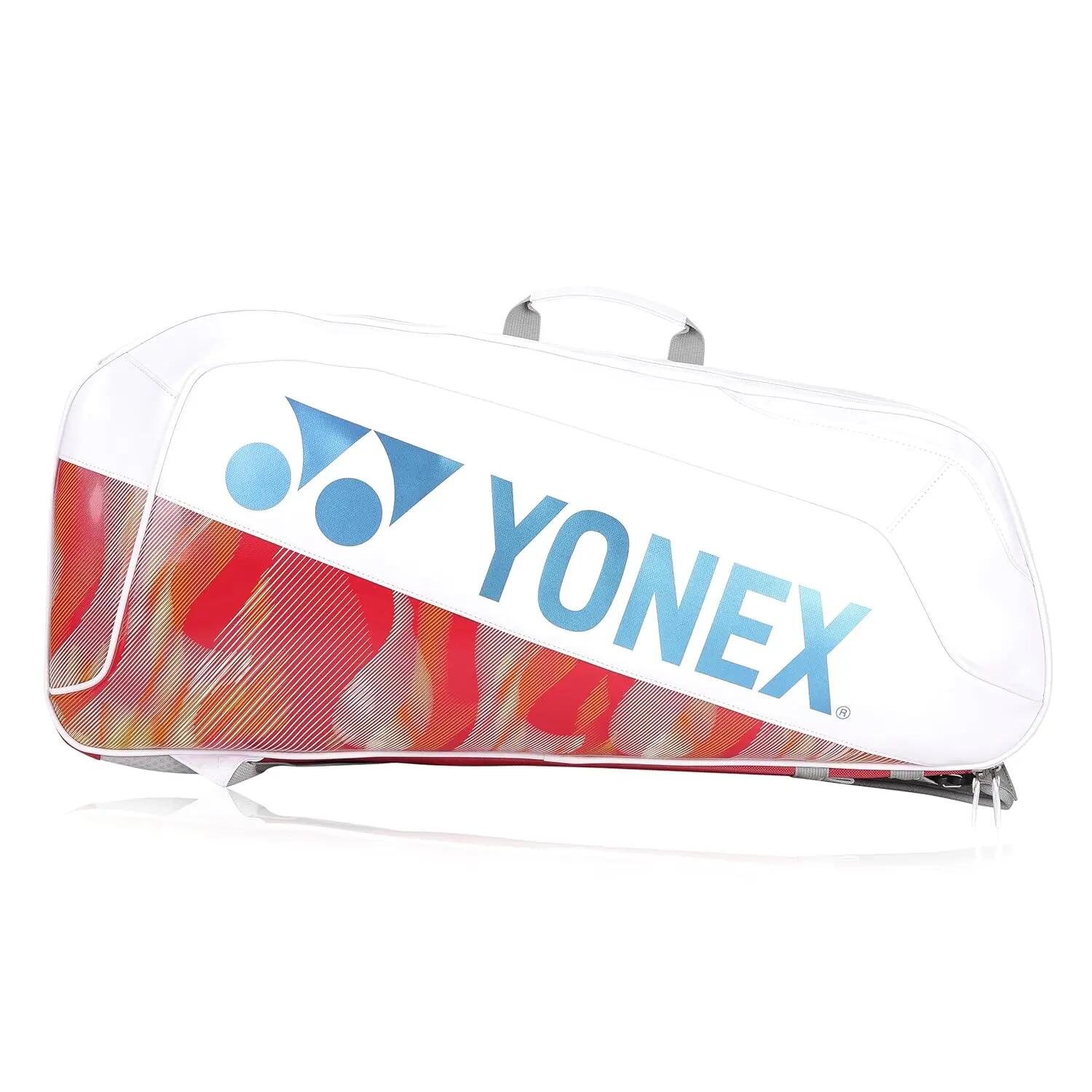 Yonex Racquet Kitbag BA02626EX | Expert Racquet Bag for Badminton Tennis Squash | White -  1