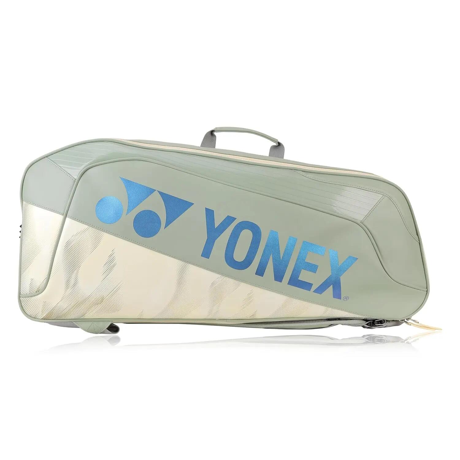 Yonex Racquet Kitbag BA02626EX | Expert Racquet Bag for Badminton Tennis Squash | Smoke Green -  1