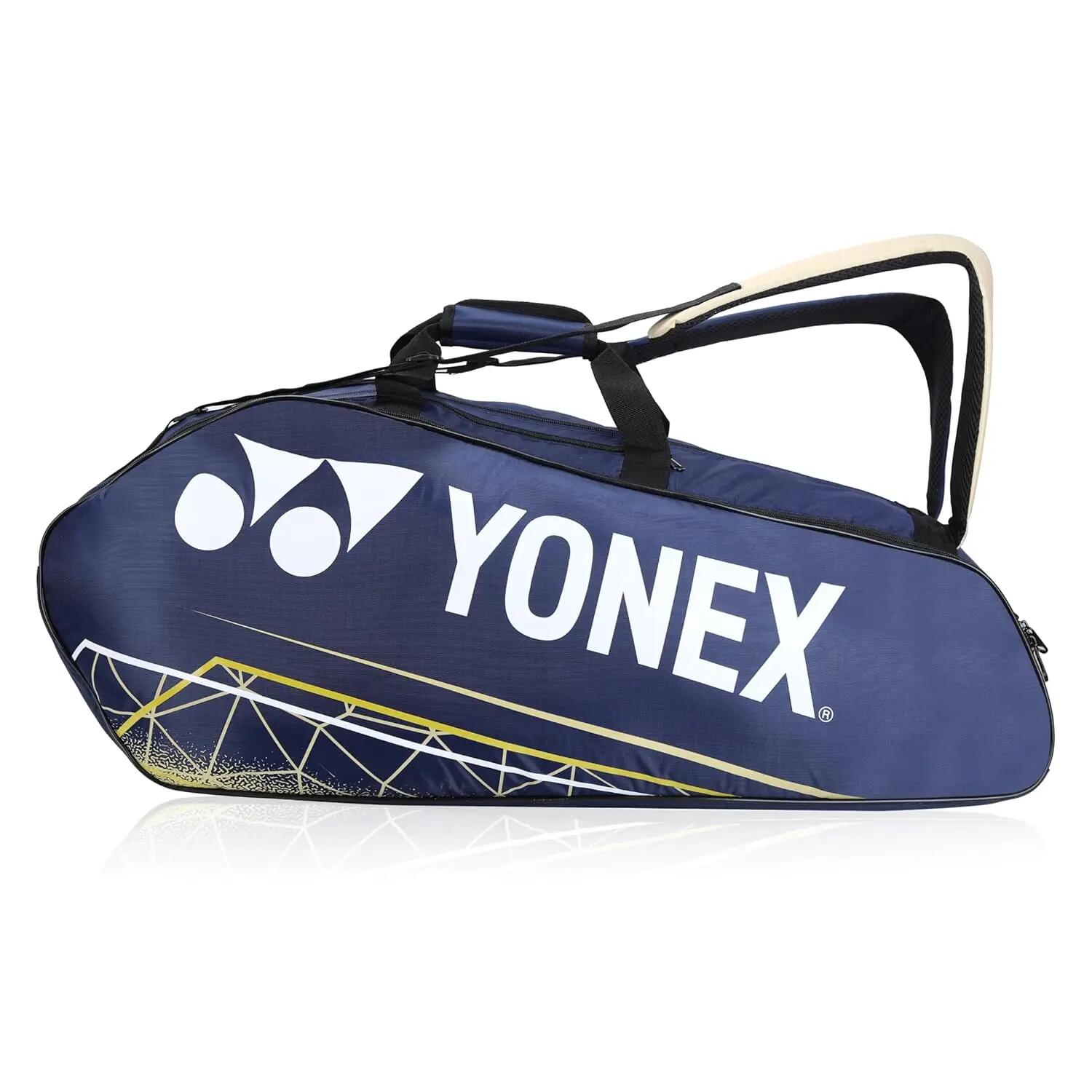 YONEX Badminton Racquet Bag ACE2 0129 BT9 | 9 Racquet Comaprtment|Wide Shoe Packet | Pageant Blue Moth -  1