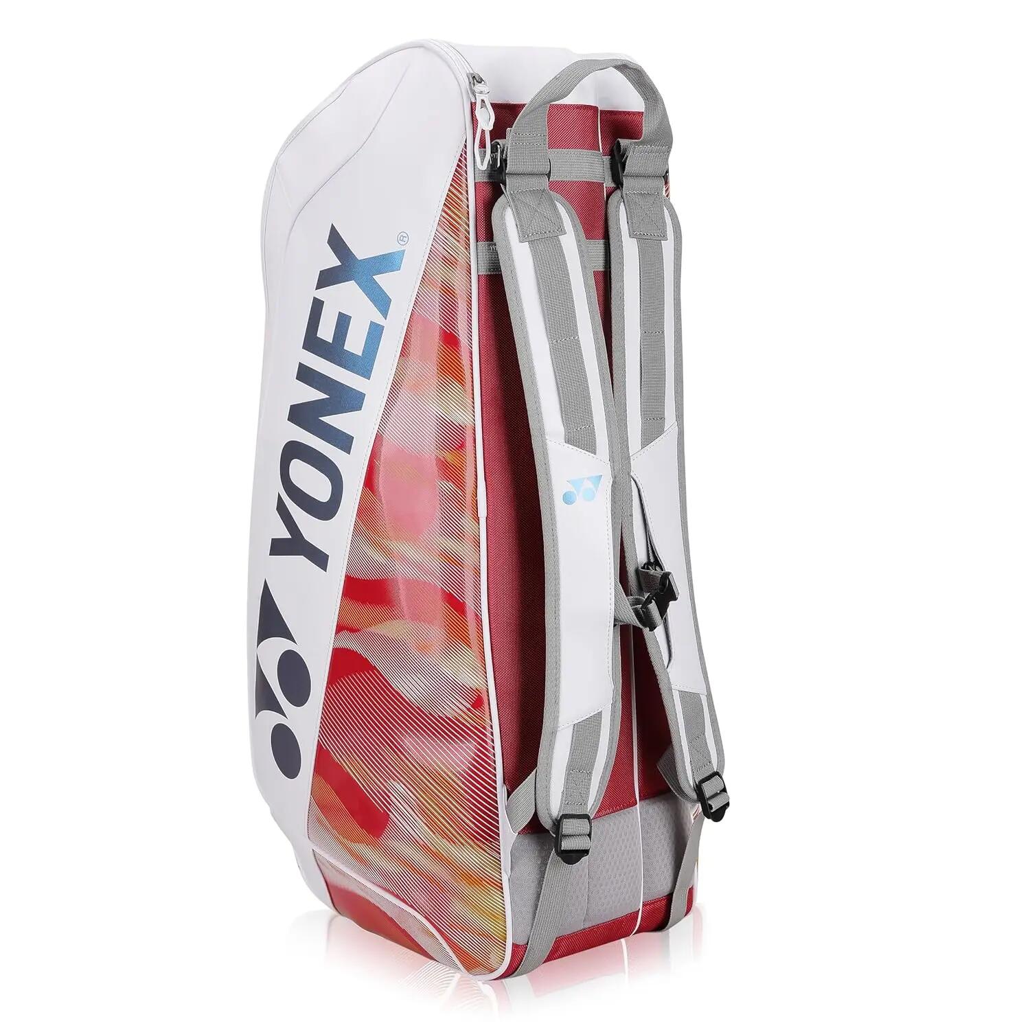 Yonex Racquet Kitbag BA02626EX | Expert Racquet Bag for Badminton Tennis Squash | White -  4