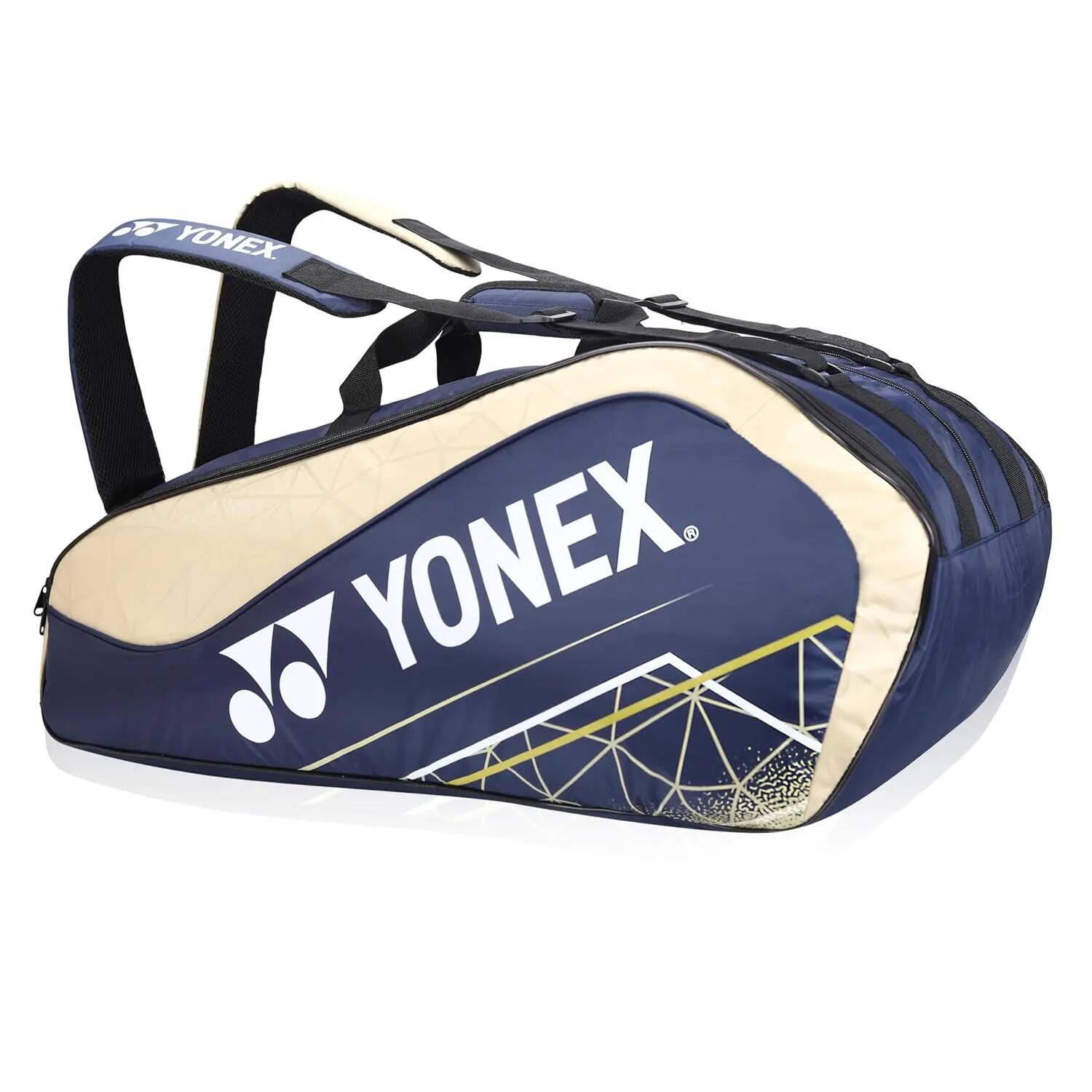 YONEX Badminton Racquet Bag ACE2 0129 BT9 | 9 Racquet Comaprtment|Wide Shoe Packet | Pageant Blue Moth -  4