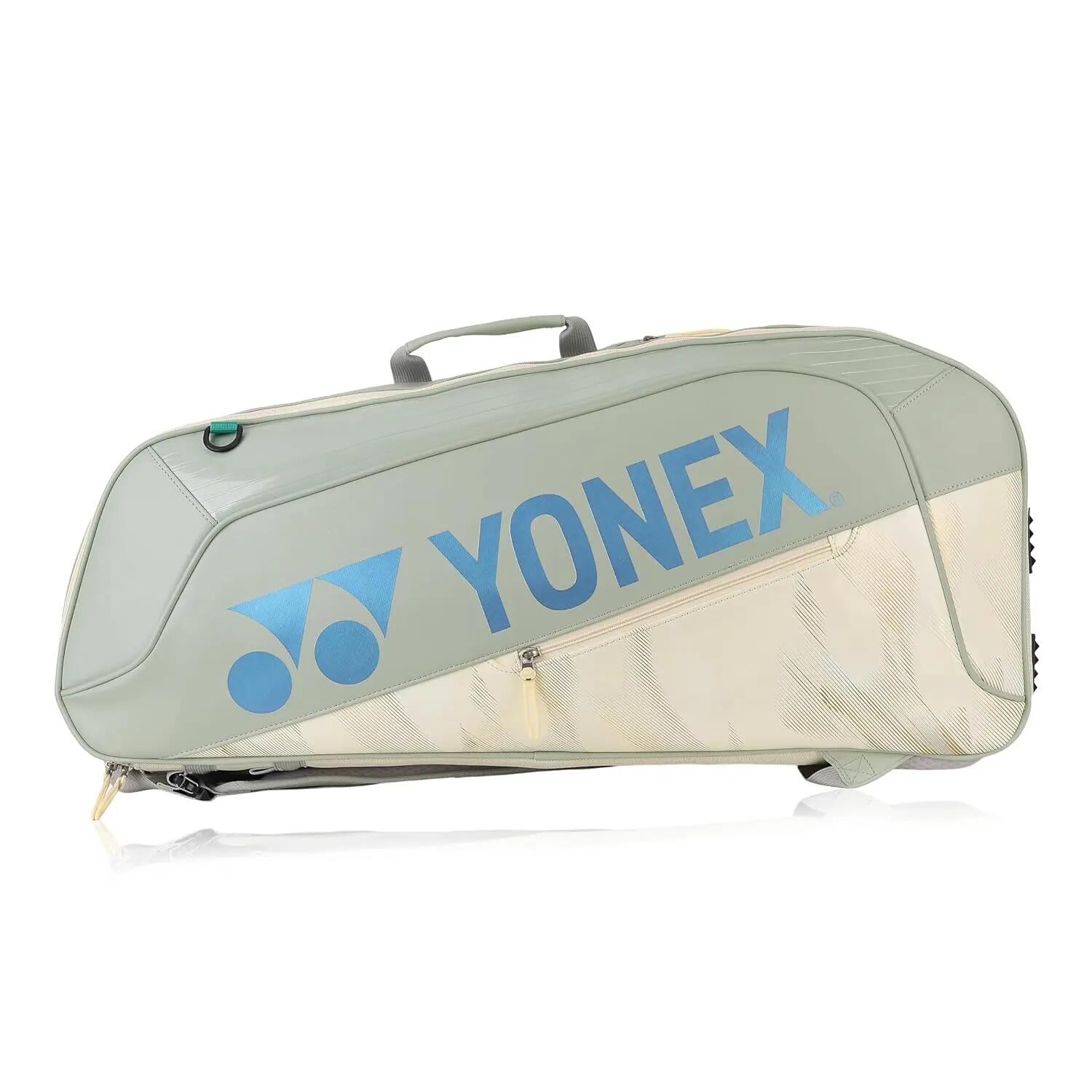 Yonex Racquet Kitbag BA02626EX | Expert Racquet Bag for Badminton Tennis Squash | Smoke Green -  2
