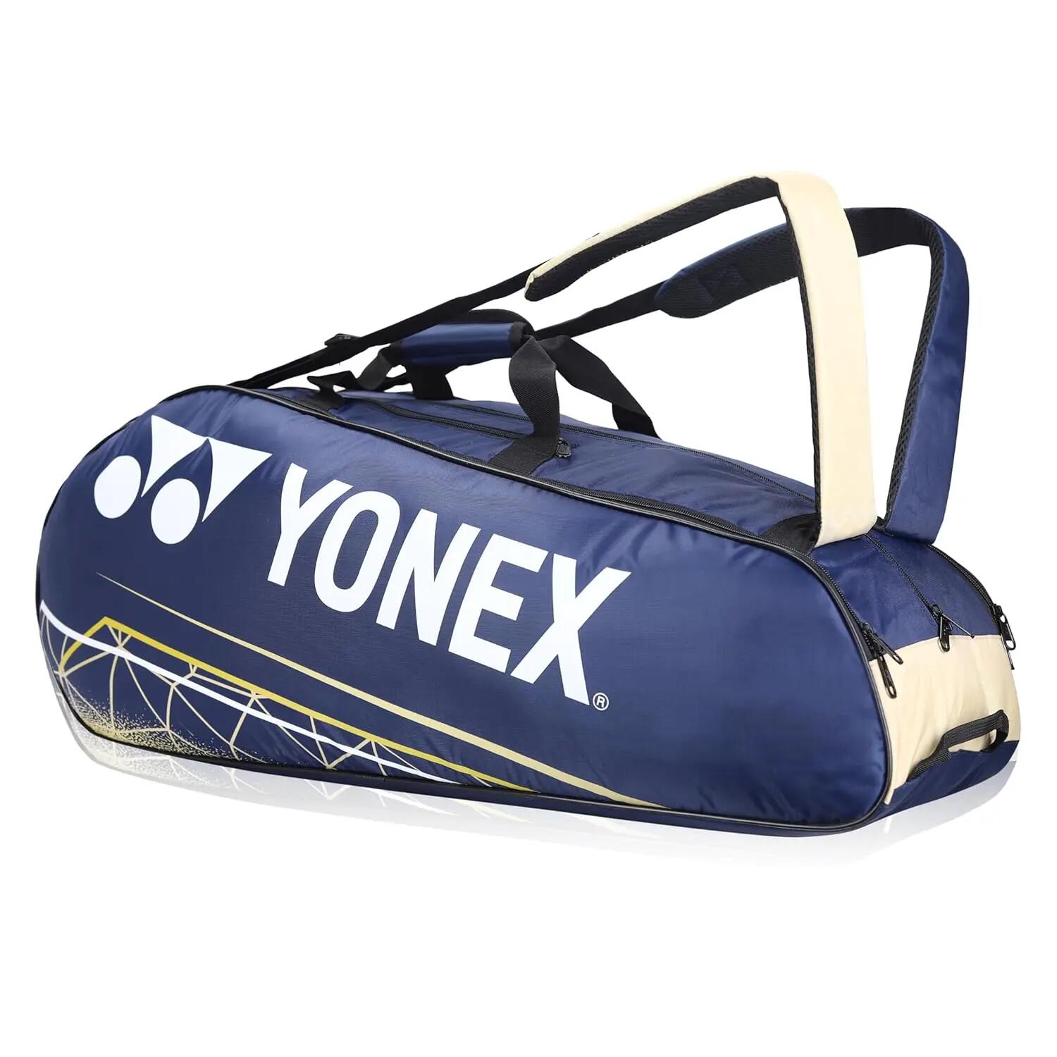 YONEX Badminton Racquet Bag ACE2 0129 BT9 | 9 Racquet Comaprtment|Wide Shoe Packet | Pageant Blue Moth -  3