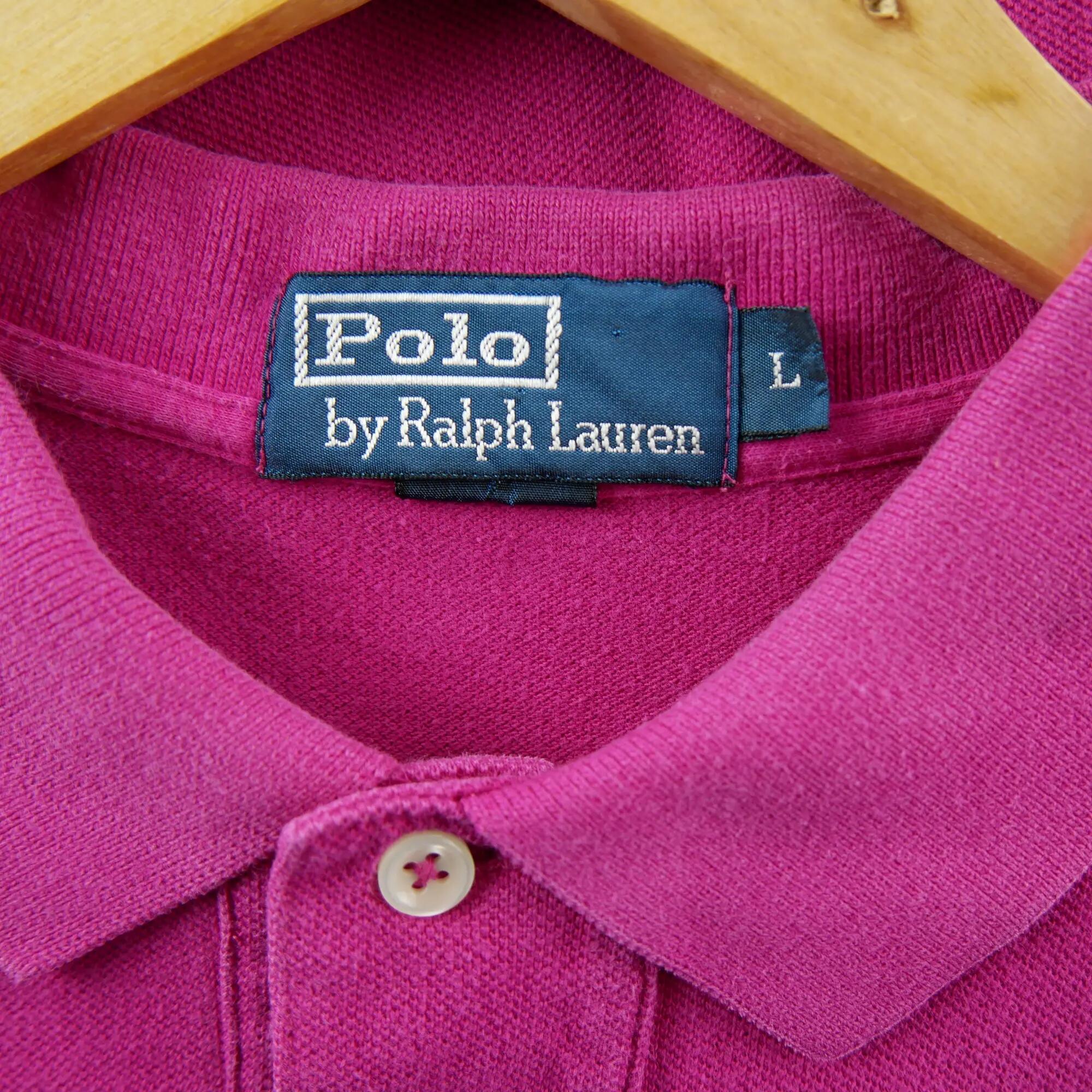 Polo Ralph Lauren koszulka męska z krótkim rękawem różowa 6/6