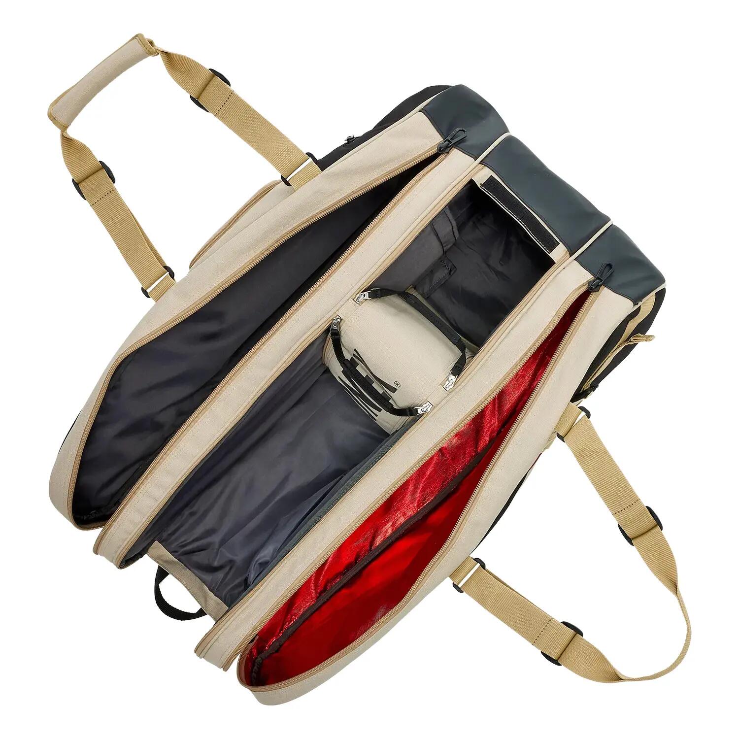 Yonex BT9 Gearlogic Racquet Bag BA72629EX | Badminton Tennis Squash Kitbag | Holds 9 Racquets | Beige -  5