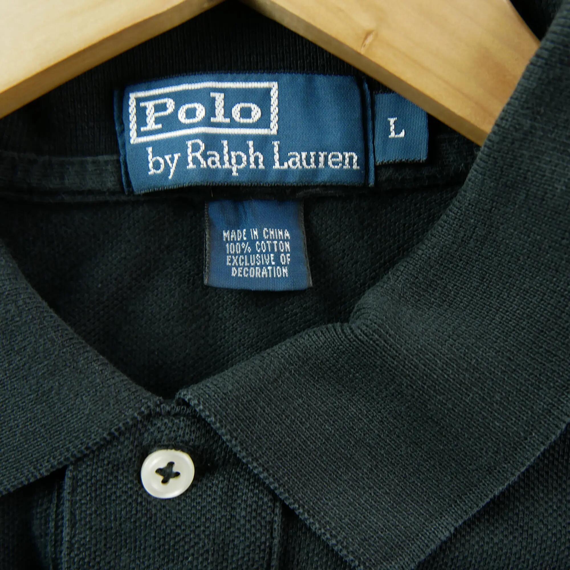 Seconde vie - Polo manches courtes Homme Noir - Bon état 7/7