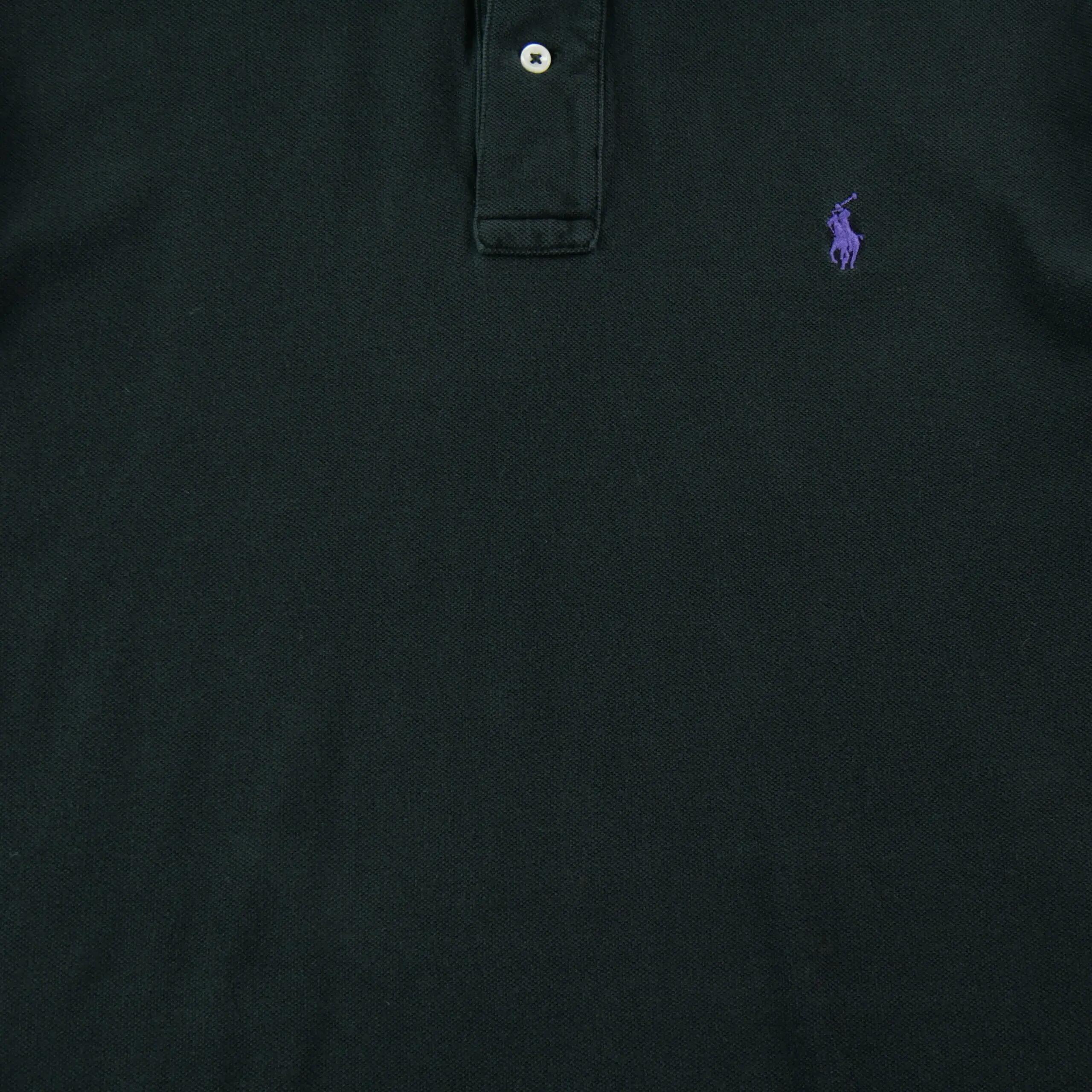 Seconde vie - Polo manches courtes Homme Noir - Bon état 5/7