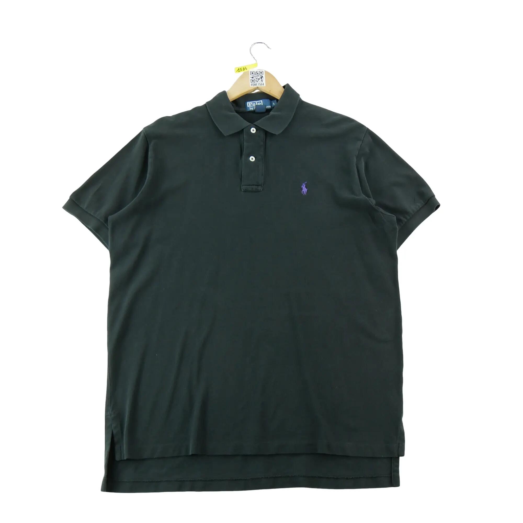 Seconde vie - Polo manches courtes Homme Noir - Bon état 2/7
