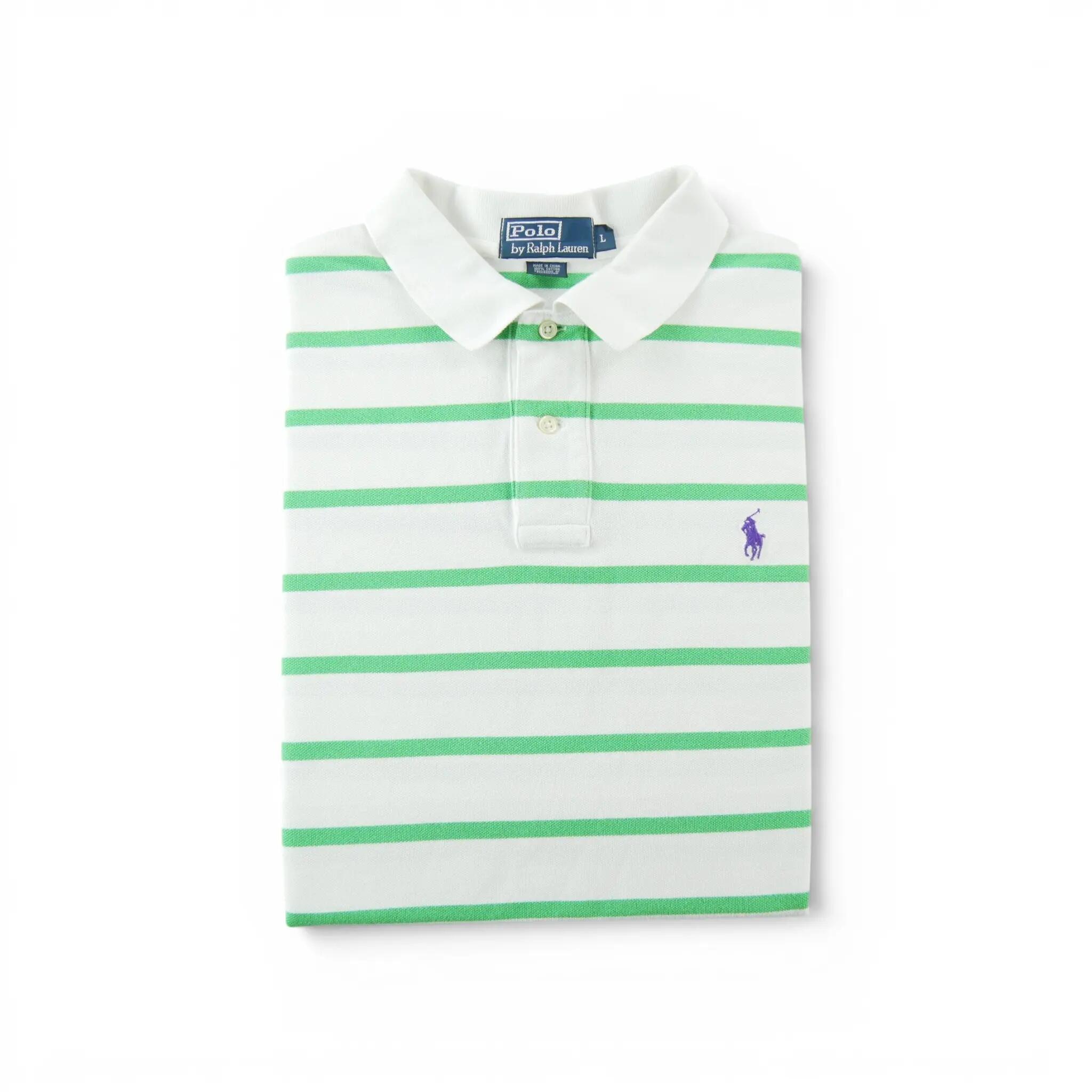 Seconde vie - Polo manches courtes Homme Blanc - Bon état 1/7