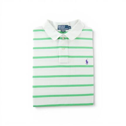 Seconde vie - Polo manches courtes Homme Blanc - Bon état