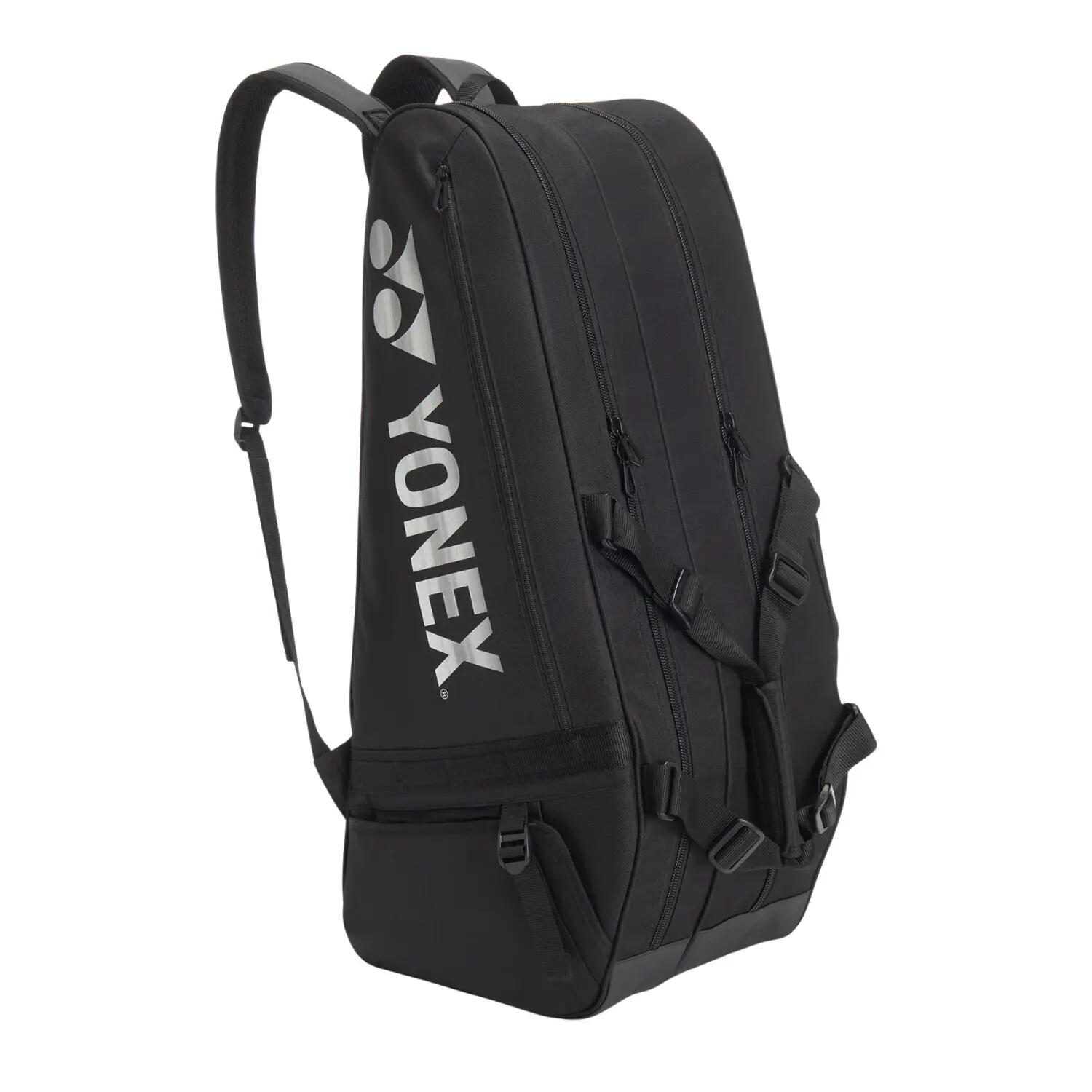 Yonex BT6 Gearlogic Racquet Bag BA72626EX | Badminton Tennis Squash Kitbag | Holds 6 Racquets | Black -  1
