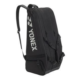 Yonex BT6 Gearlogic Racquet Bag BA72626EX | Badminton Tennis Squash Kitbag | Holds 6 Racquets | Black