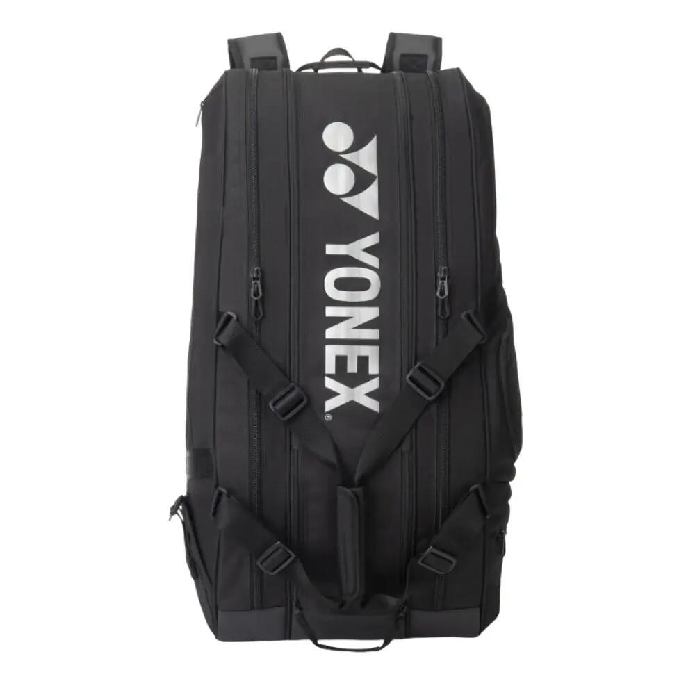Yonex BT9 Gearlogic Racquet Bag BA72629EX | Badminton Tennis Squash Kitbag | Holds 9 Racquets | Black -  3