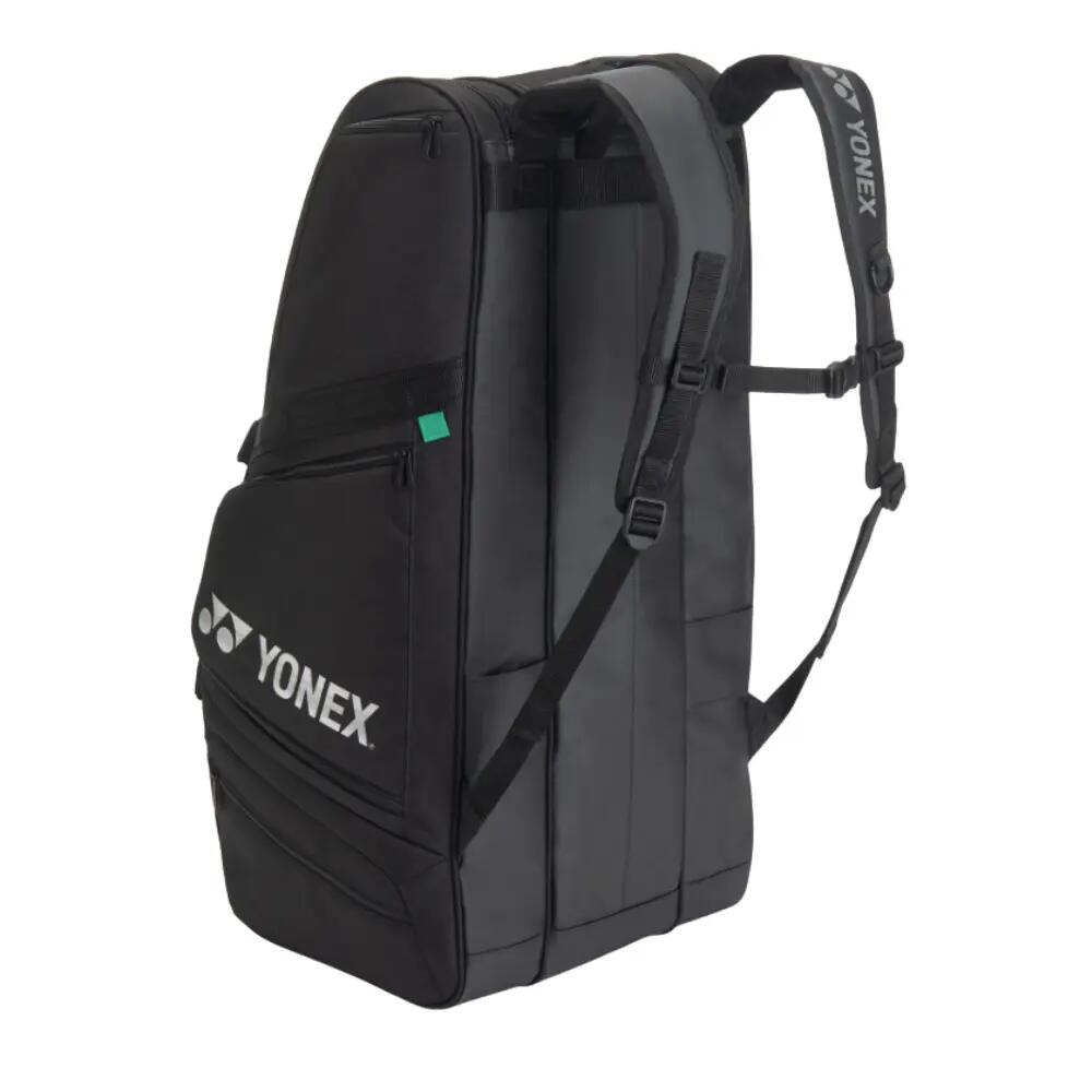 Yonex BT9 Gearlogic Racquet Bag BA72629EX | Badminton Tennis Squash Kitbag | Holds 9 Racquets | Black -  2