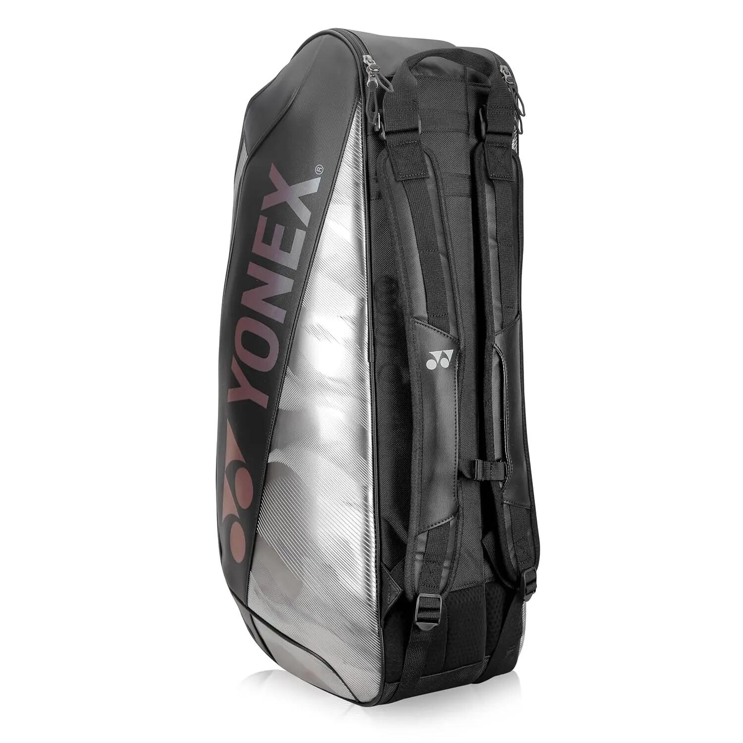 Yonex Racquet Kitbag BA02626EX | Expert Racquet Bag for Badminton Tennis Squash | Black -  4