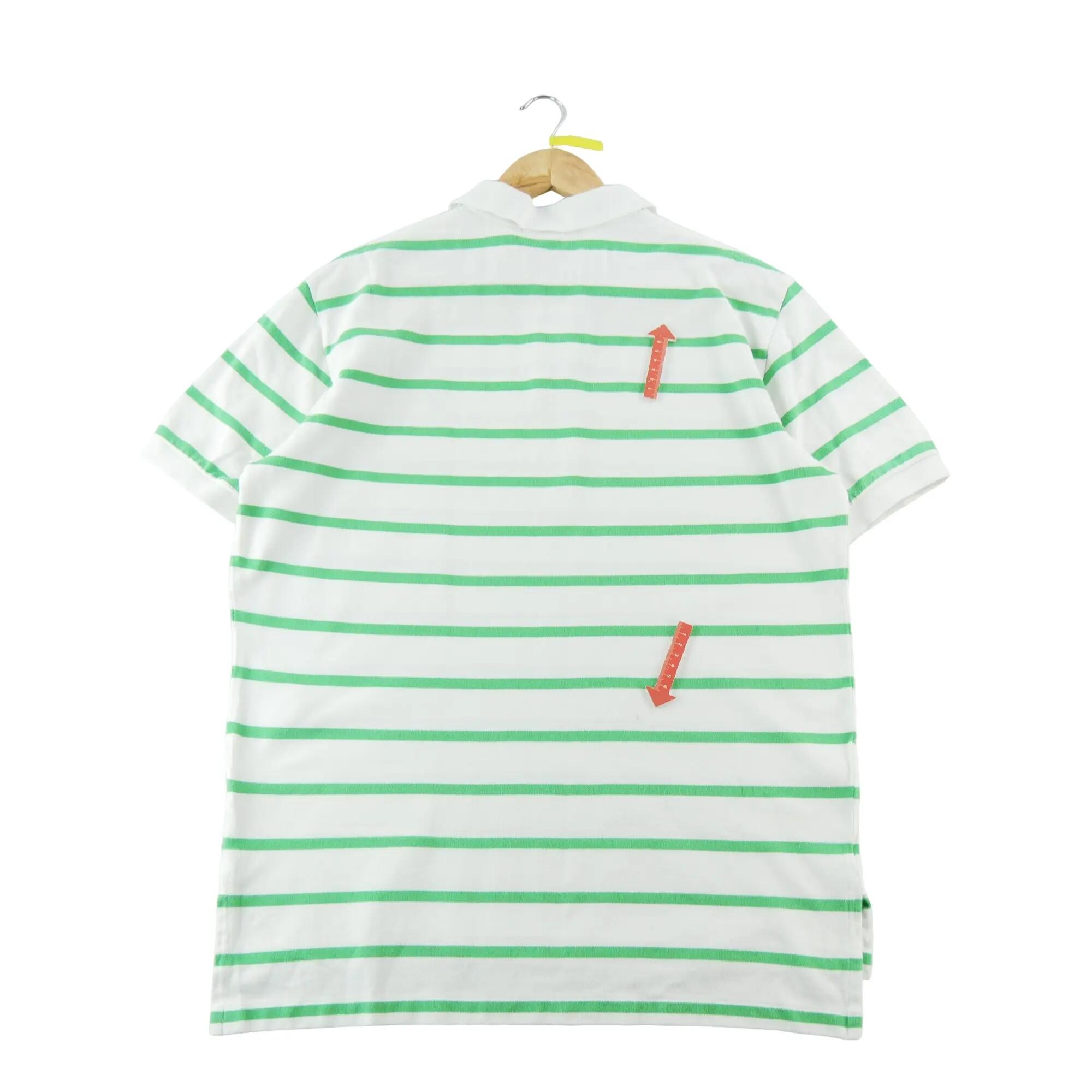 Seconde vie - Polo manches courtes Homme Blanc - Bon état 4/7
