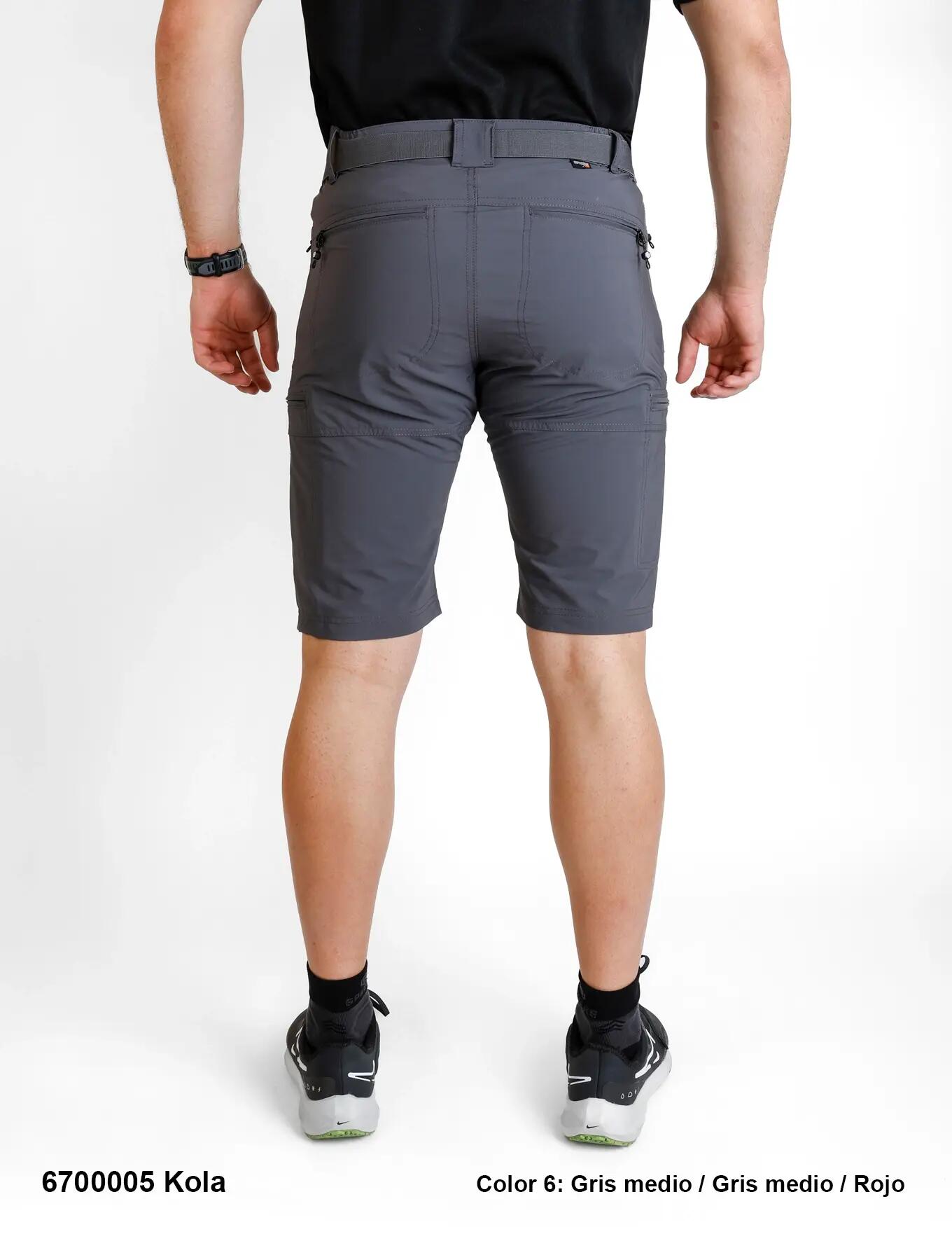 Bermuda - Trekking - Hombre - Cómoda, Resistente, Elástica - SPHEREPRO - Grey 2/3