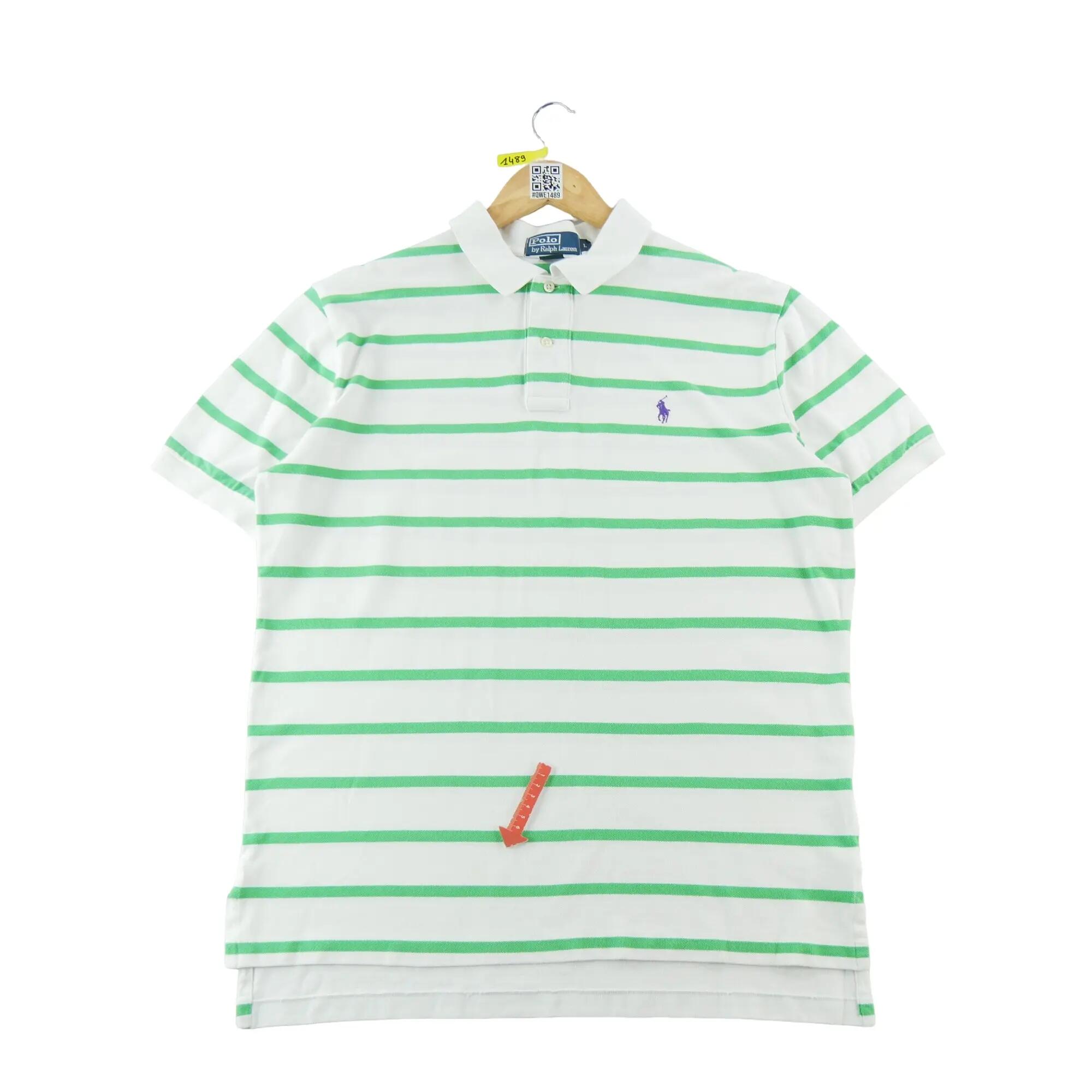 Seconde vie - Polo manches courtes Homme Blanc - Bon état 2/7