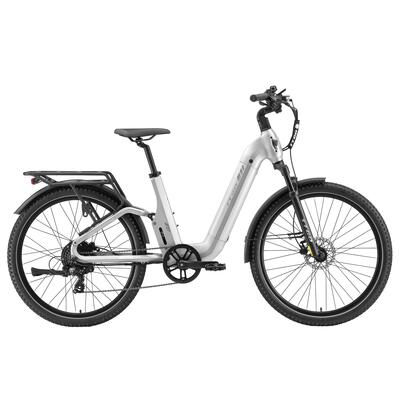 Elektrische stadsfiets voor volwassenen ttgo e-suvo 250w motor 120km max bereik