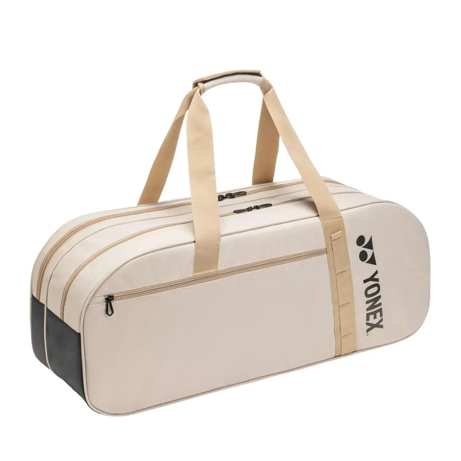 Yonex Gearlogic Racquet Bag BA72631WEX | Badminton Tennis Squash Kitbag | Beige -  1