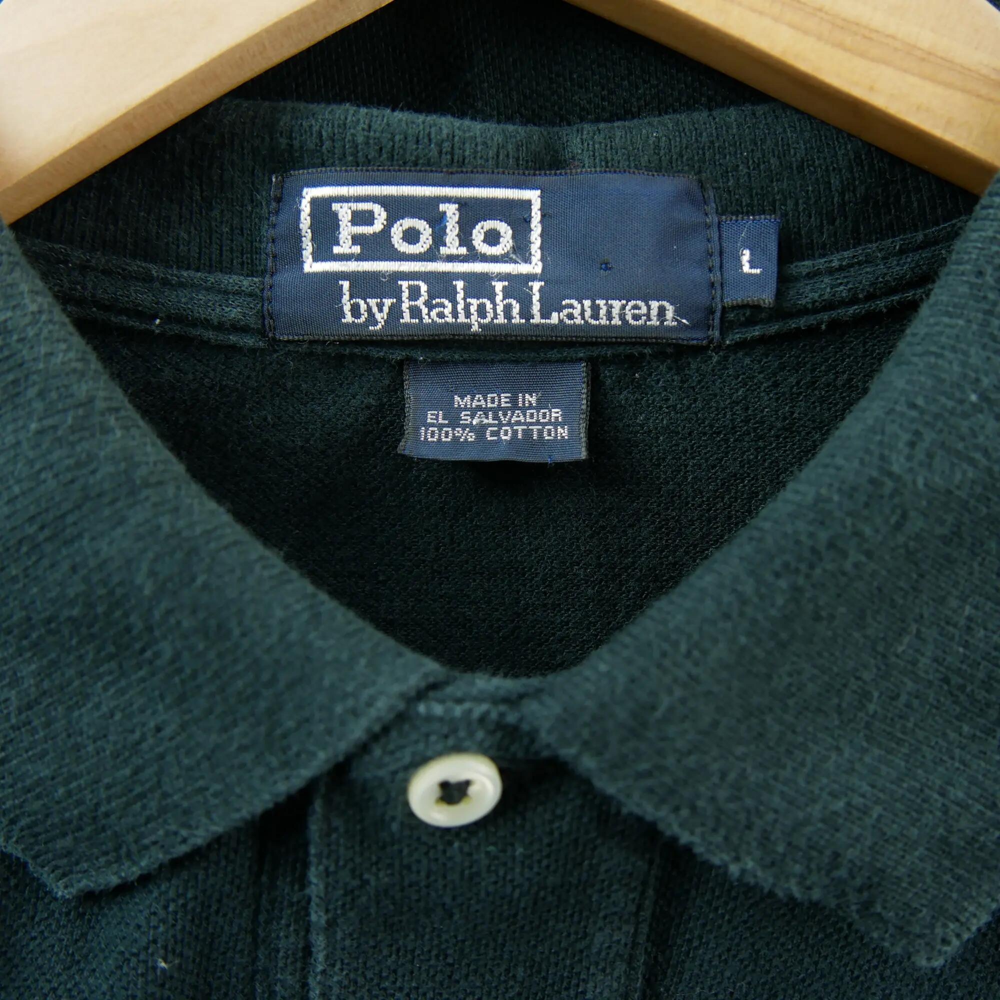 Seconde vie - Polo manches courtes Homme Noir - Très bon état 6/6