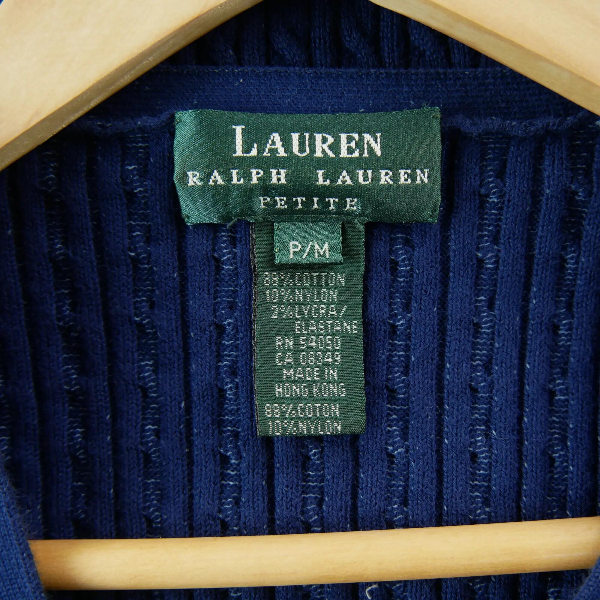 Lauren Ralph Lauren Damen Gilet Marine 5/5