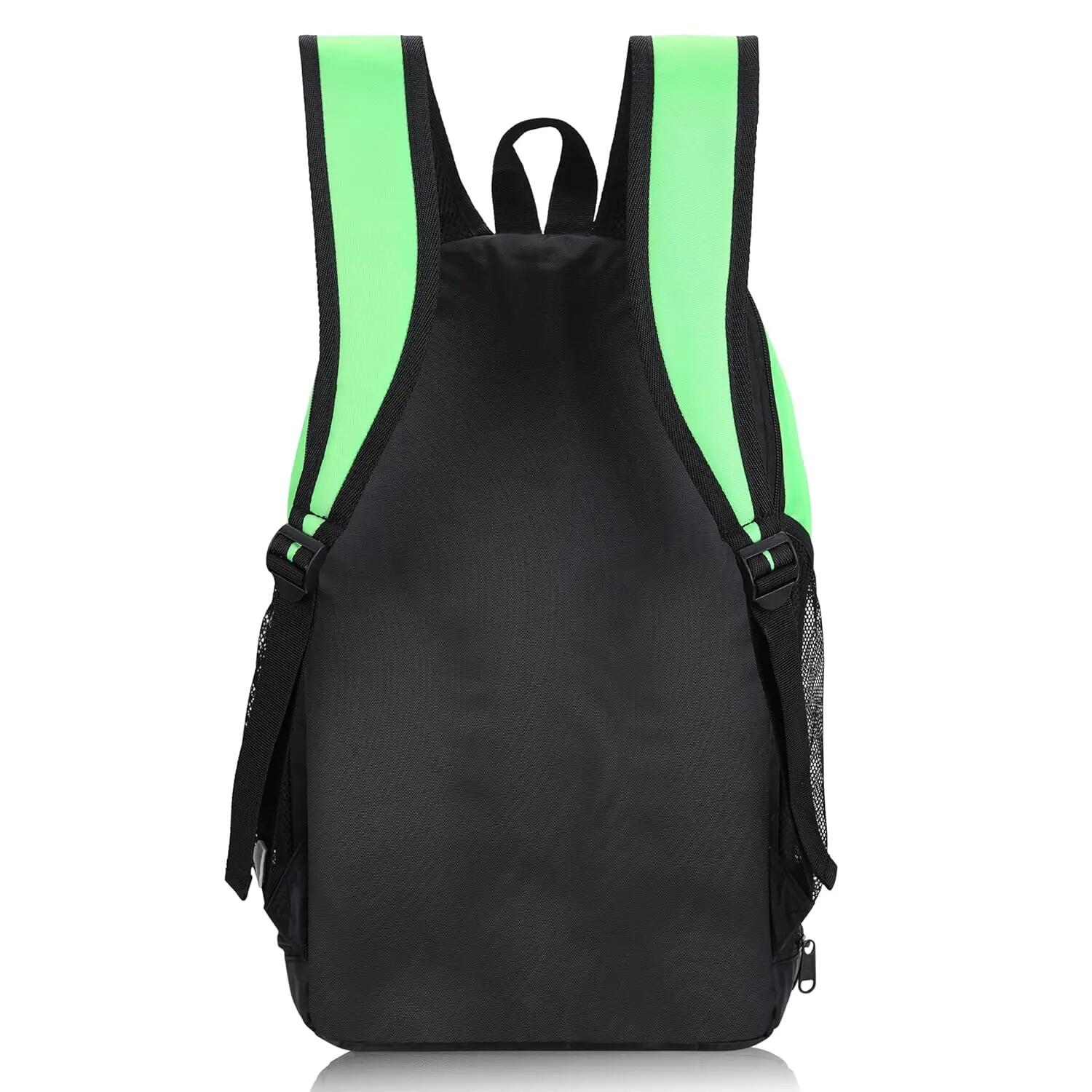 YONEX Badminton Bagpack ACE2 0512 |Laptop Comaprtment|Wide Shoe Packet | Jet Black Lime Punch -  4
