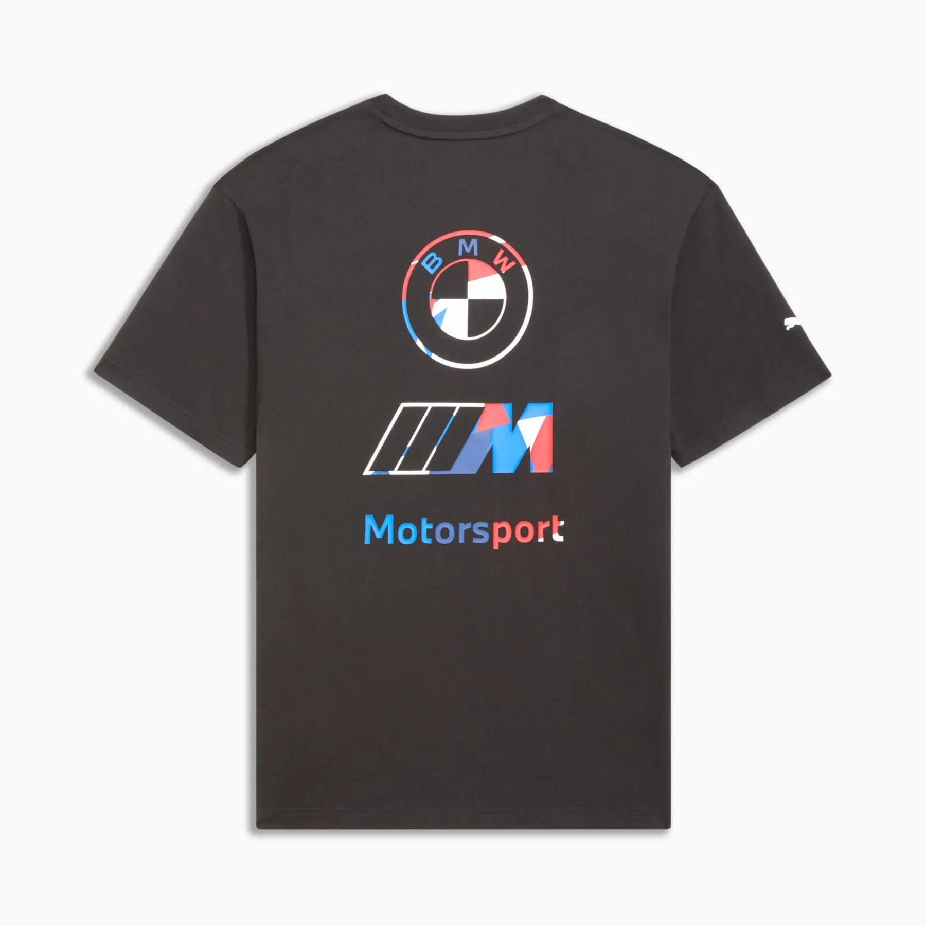 Camiseta masculina Puma BMW MMS STACKED LOGO preta tamanho M 2/2