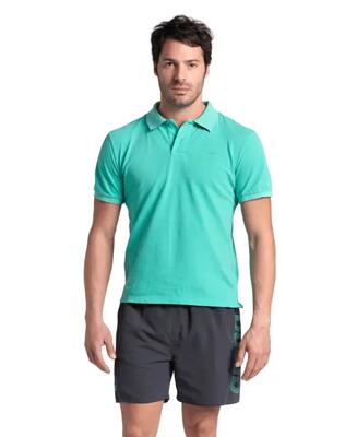 Arena heren poloshirt stevig katoen piquet