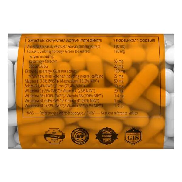 nowmax® FOCUS - Pobudzenie i Skupienie 90 kaps 2/2