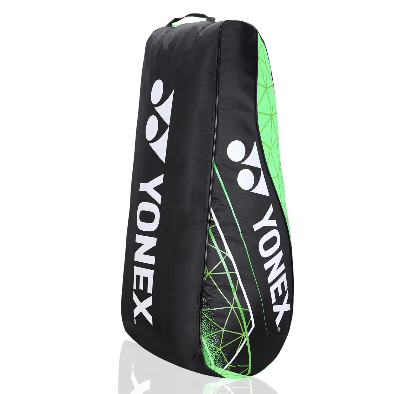 YONEX Badminton Racquet Bag ACE2 0129 BT9 | 9 Racquet Comaprtment|Wide Shoe Packet | Surf The Web Harbor Mist -  1