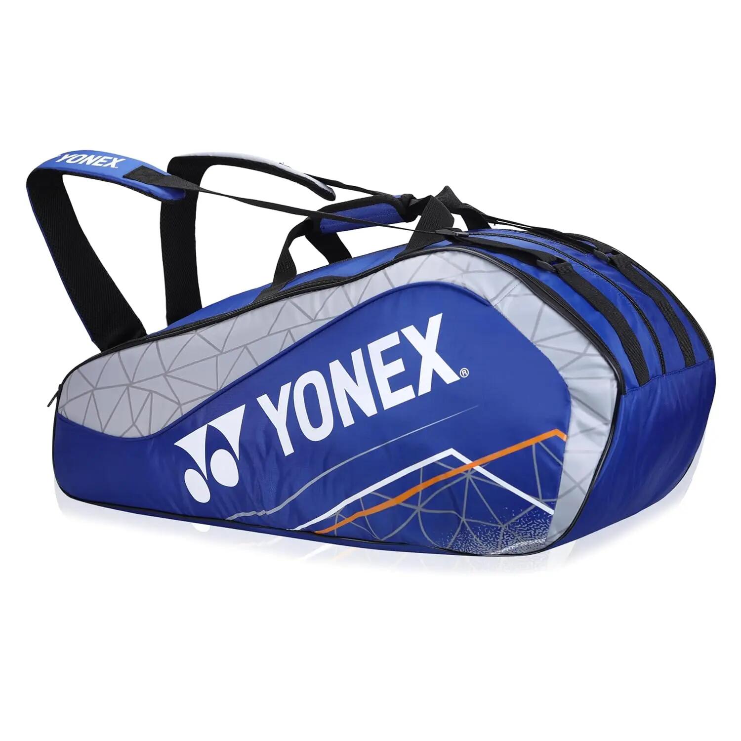 YONEX Badminton Racquet Bag ACE2 0129 BT9 | 9 Racquet Comaprtment|Wide Shoe Packet | Surf The Web Harbor Mist -  4