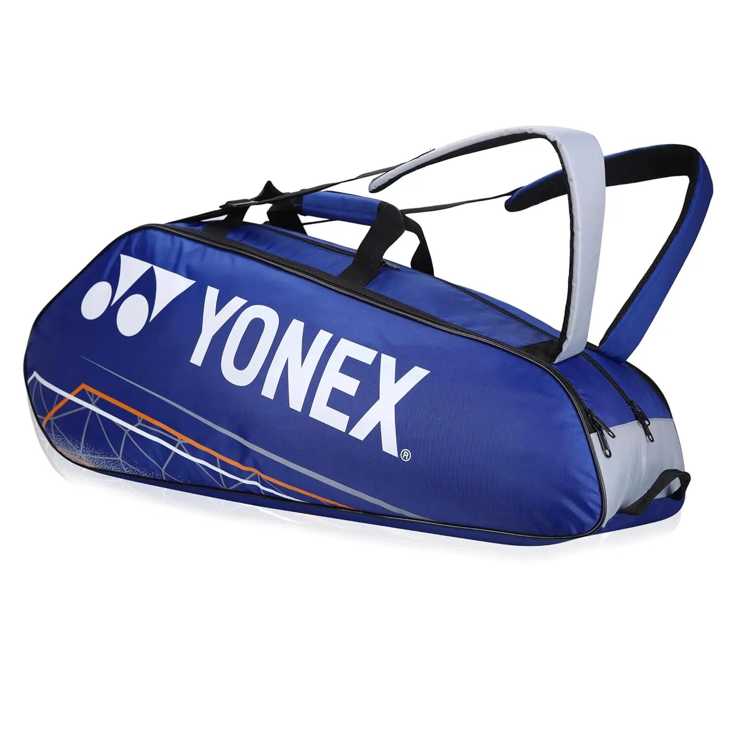 YONEX Badminton Racquet Bag ACE2 0129 BT9 | 9 Racquet Comaprtment|Wide Shoe Packet | Surf The Web Harbor Mist -  3