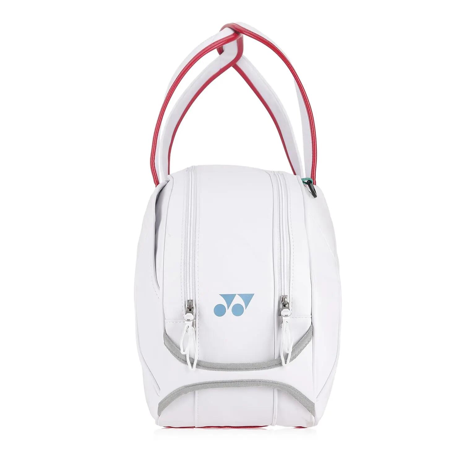 Yonex Tournament Kitbag BA02631WEX | Expert Tournament Bag for Badminton Tennis Squash | White -  5