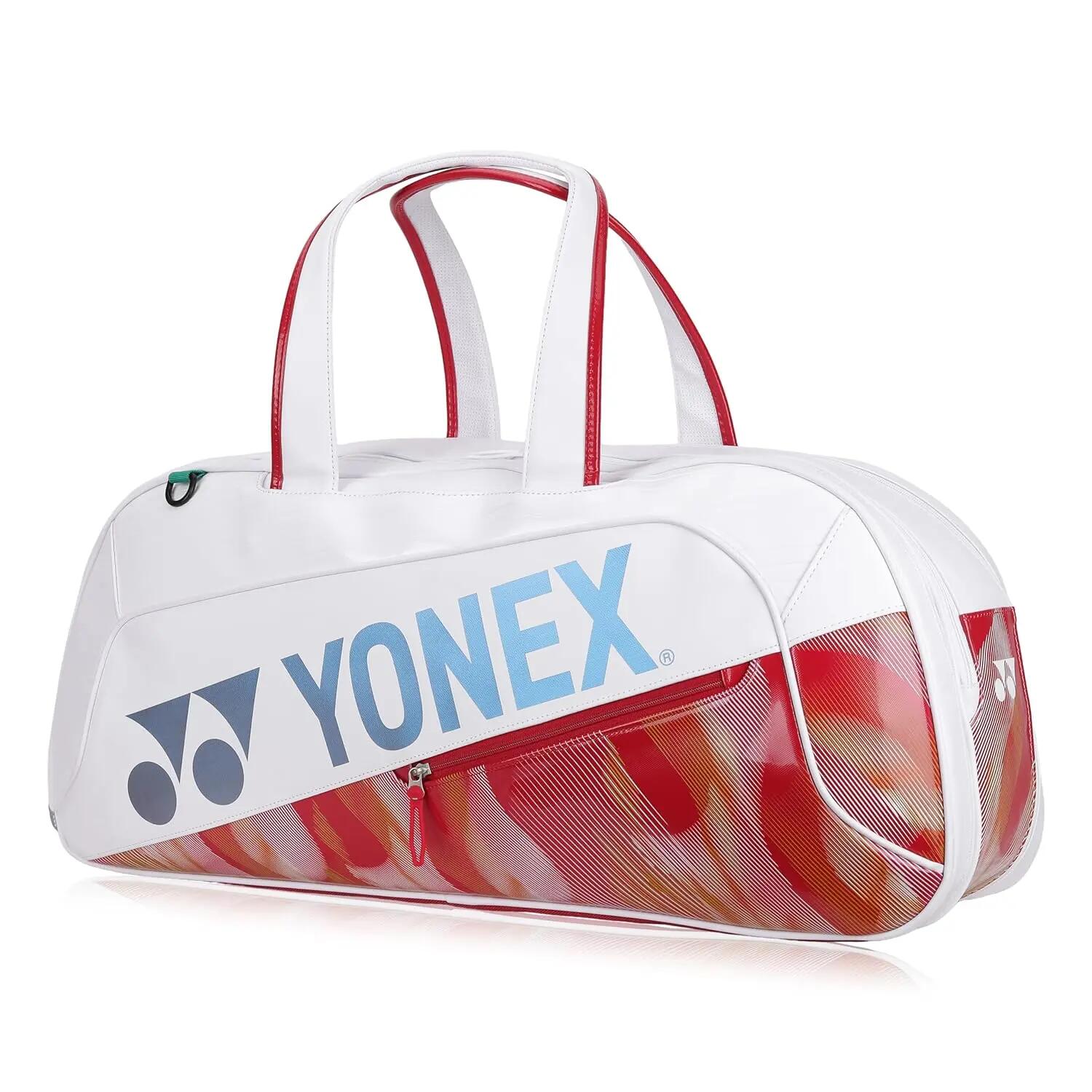 Yonex Tournament Kitbag BA02631WEX | Expert Tournament Bag for Badminton Tennis Squash | White -  2