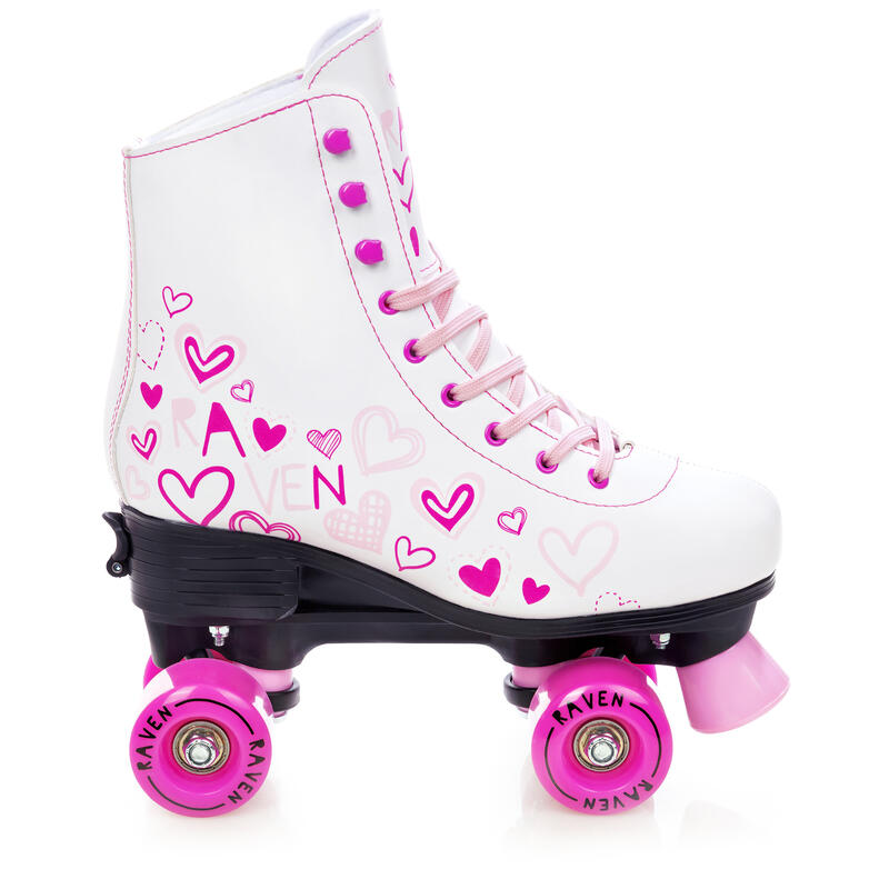 Classic Raven Trista verstelbare rolschaatsen Wit/Roze