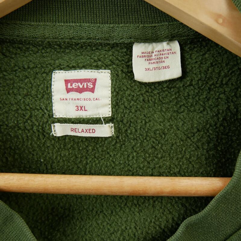 Second life - Hanorac cu glugă bărbați Levi Strauss verde - Ca nou