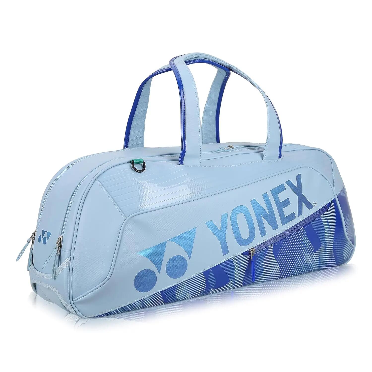 Yonex Tournament Kitbag BA02631WEX | Expert Tournament Bag for Badminton Tennis Squash | Sky Blue -  1