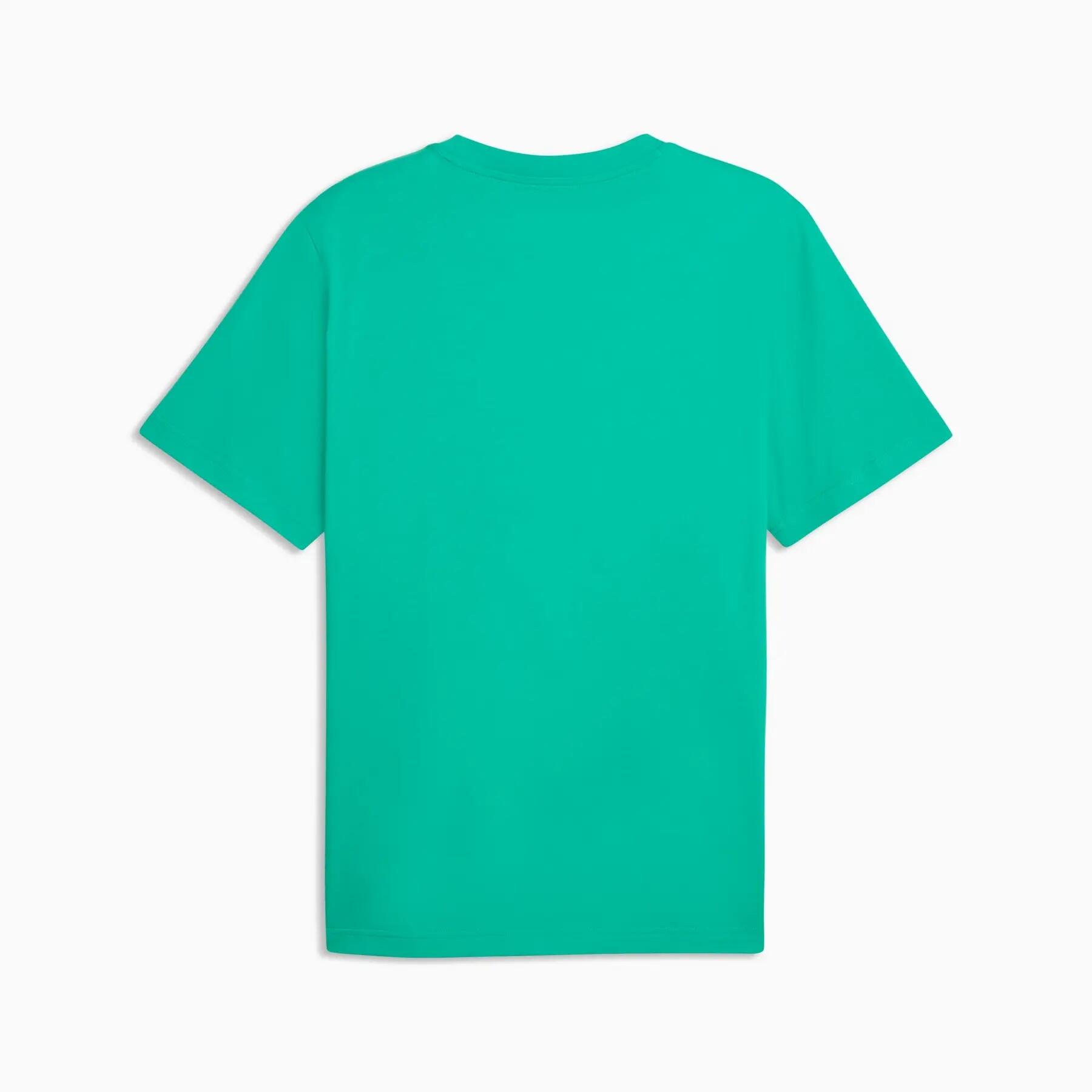 Puma heren T-shirt ESS SMALL NO. 1 LOGO CENTERED Groen Maat XXL 2/5