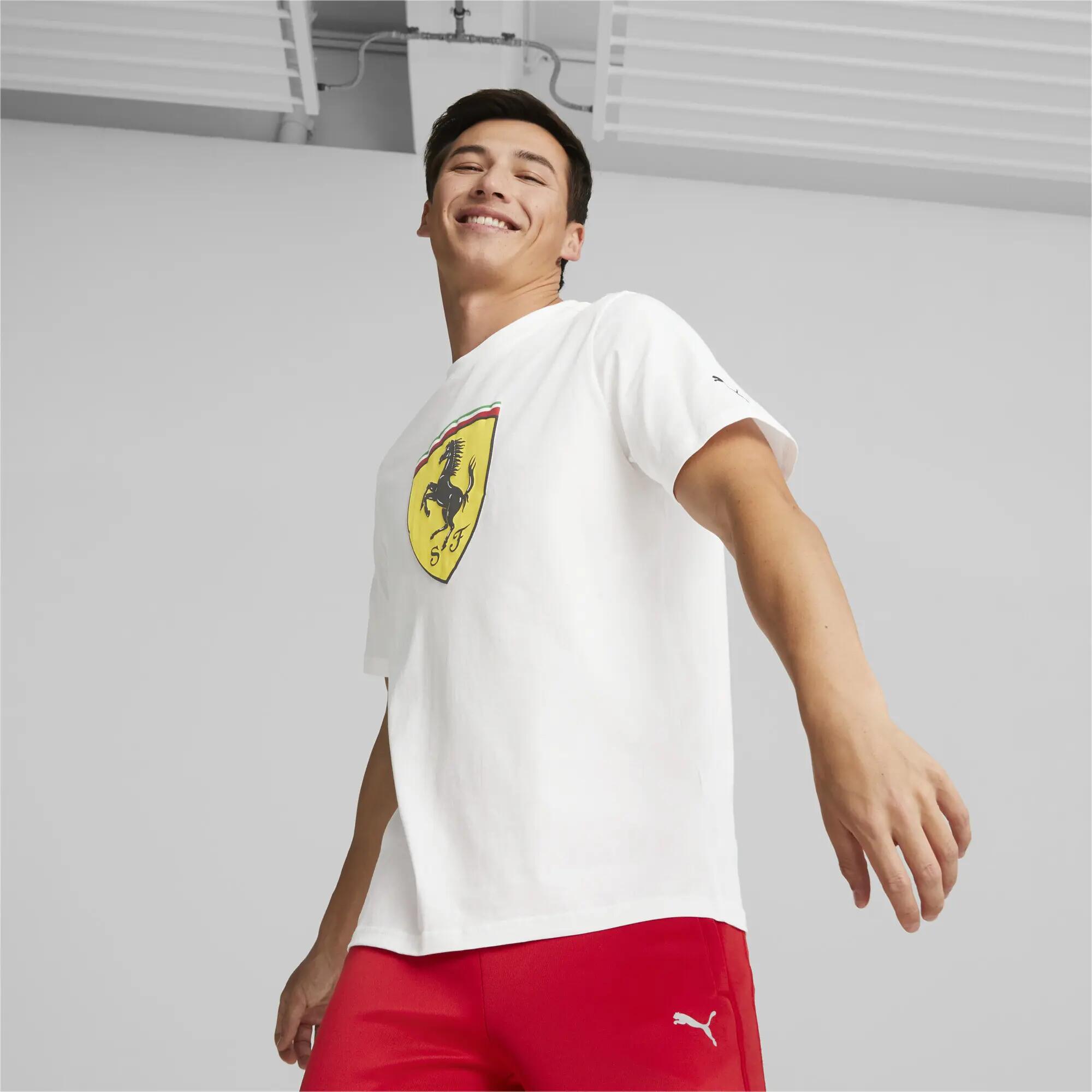 T-shirt Sportif Homme Puma Ferrari Race Grand Blason 3/8