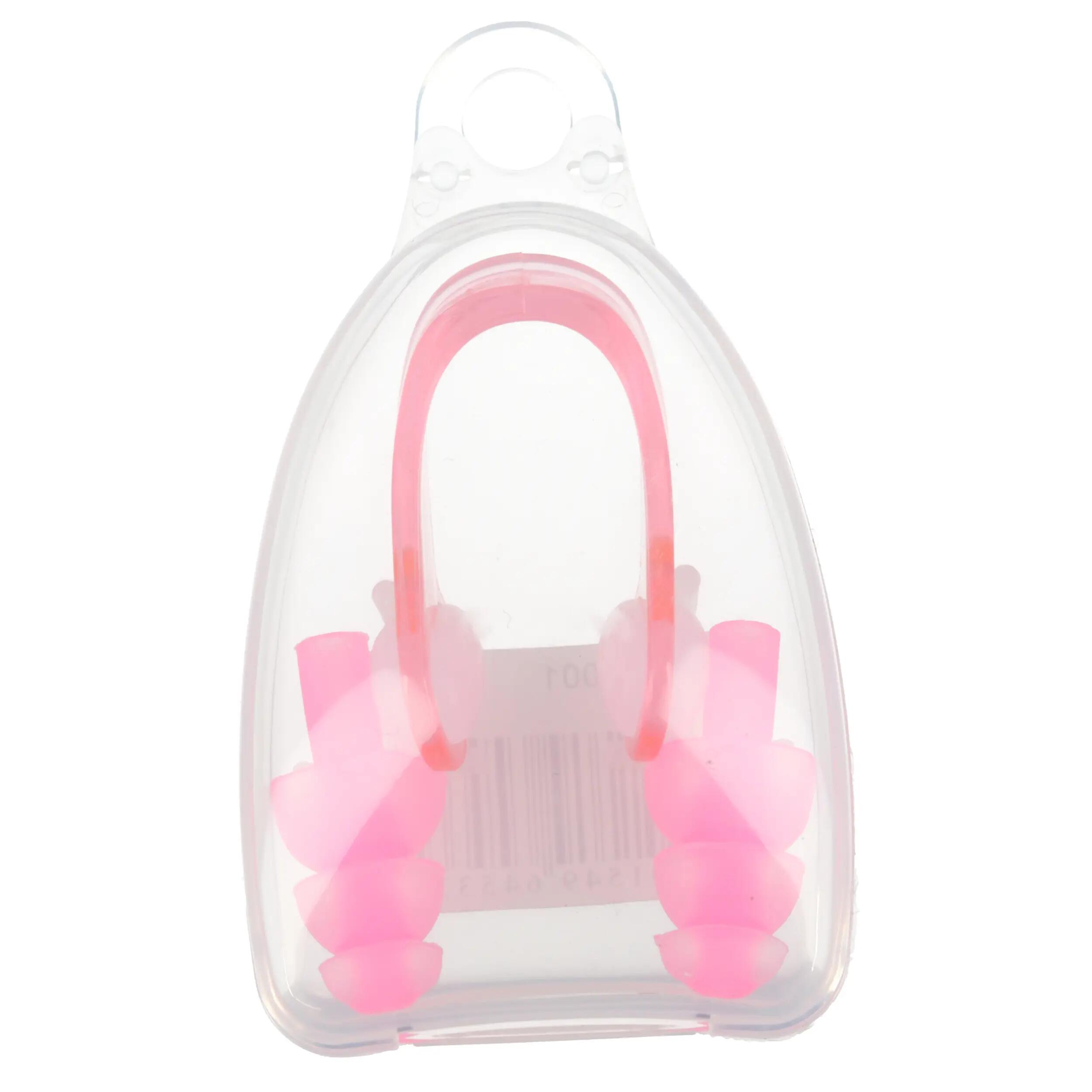 Conjunto de protetor nasal rosa Aqua-Sport NSC-001 4/5