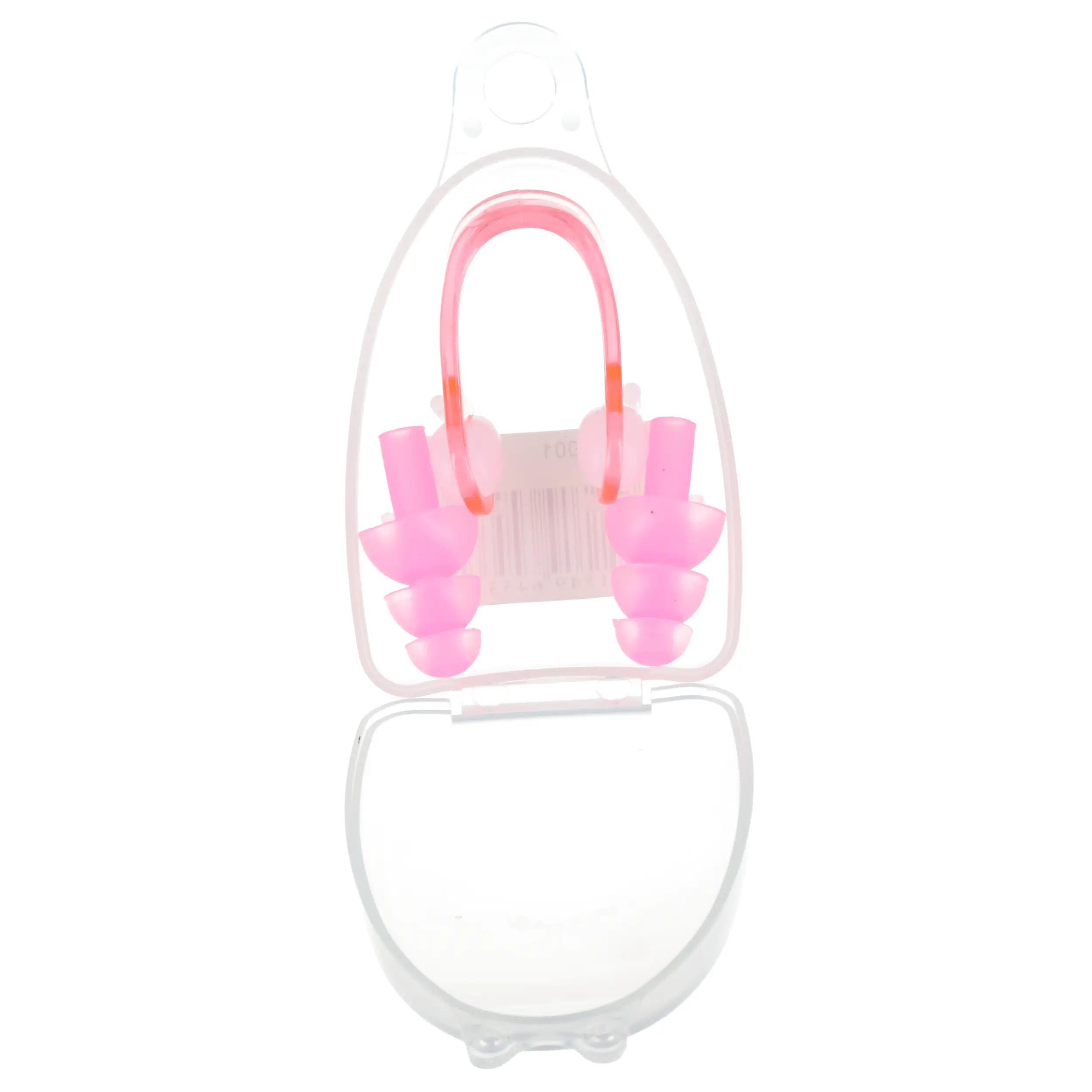 Conjunto de protetor nasal rosa Aqua-Sport NSC-001 2/5