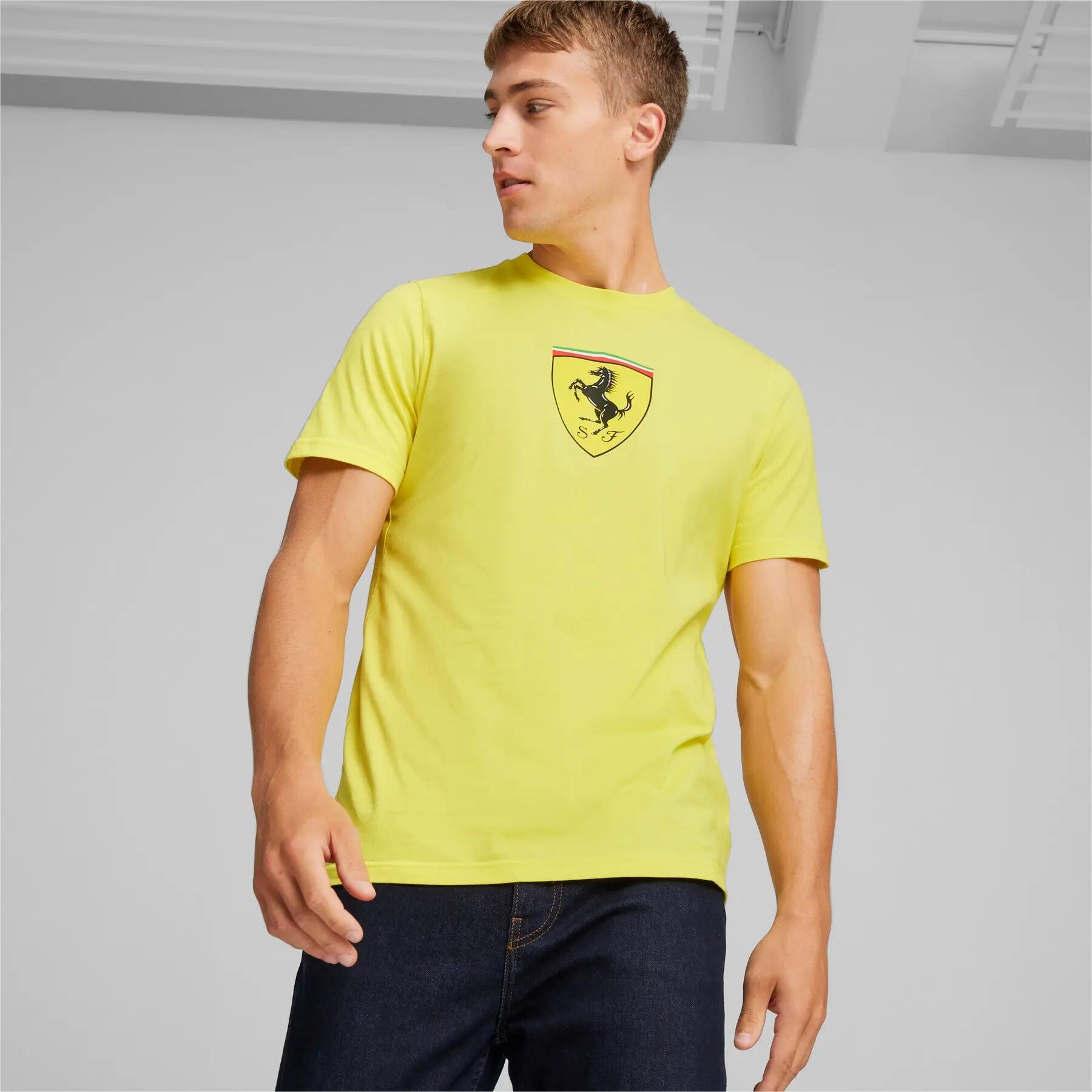 Camiseta deportiva Puma FERRARI RACE BIG SHIELD para hombre 3/6