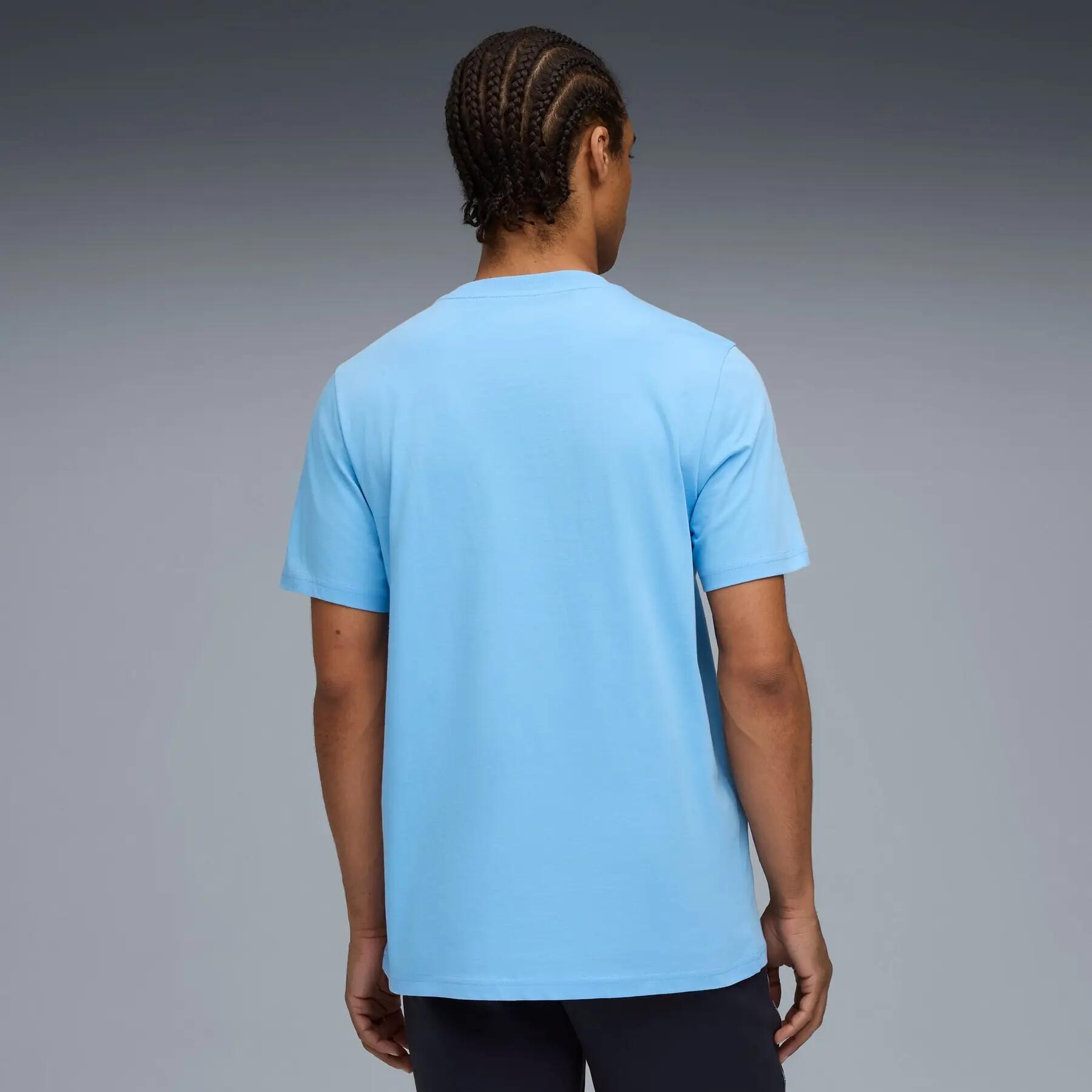 T-shirt da uomo Puma MCFC FTBLULTURE blu, taglia M 6/7