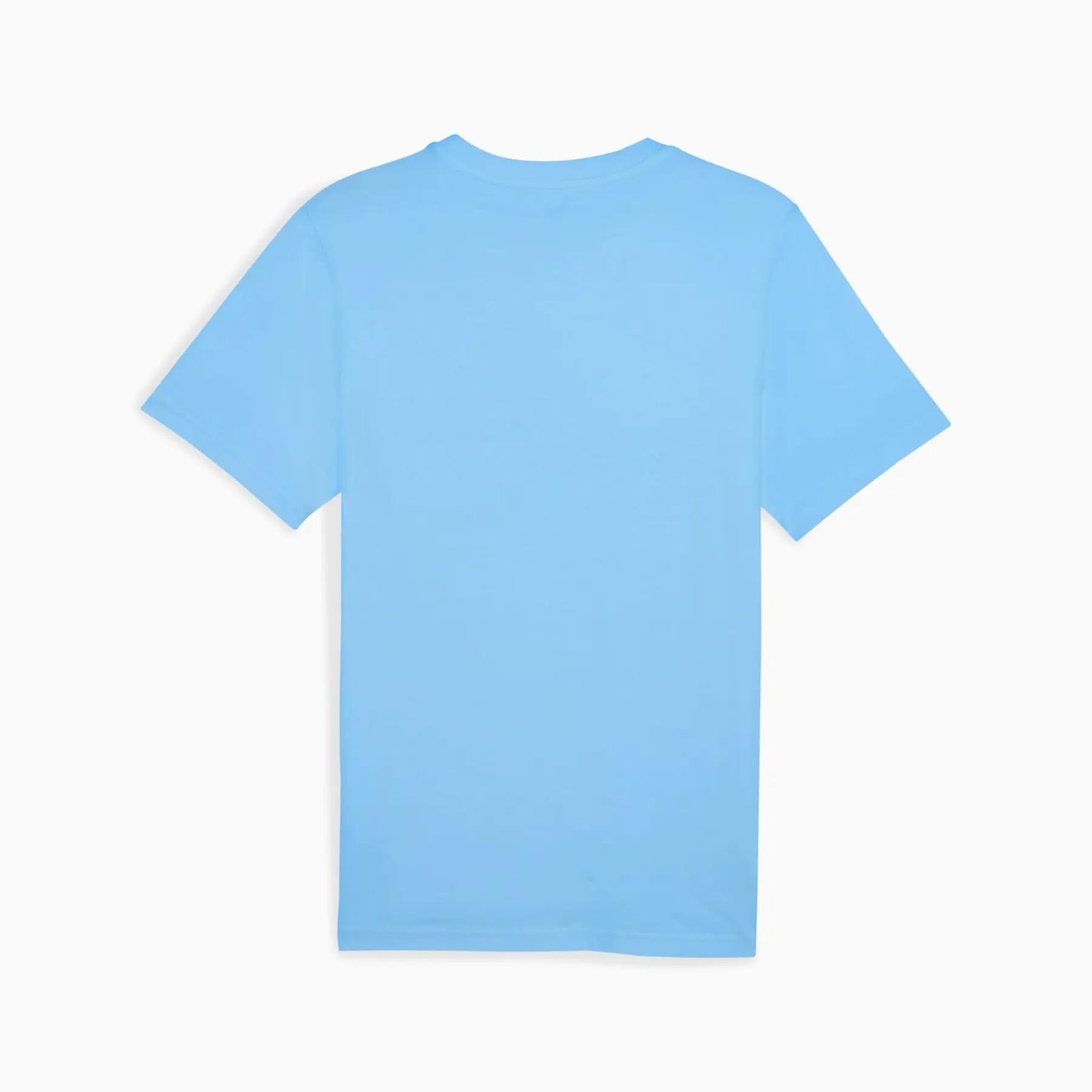 T-shirt da uomo Puma MCFC FTBLULTURE blu, taglia M 2/7