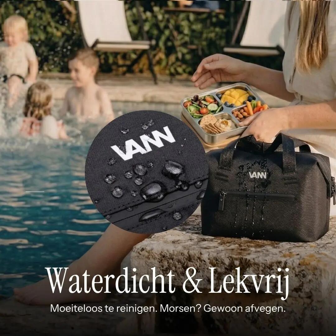 Lunchtas - Camping - Ease Lunchbag 6L - Geïsoleerd, Zwart 5/12