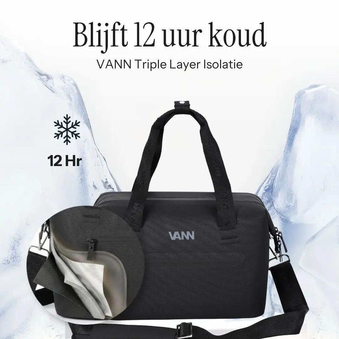 Lunchtas - Camping - Ease Lunchbag 6L - Geïsoleerd, Zwart 3/12