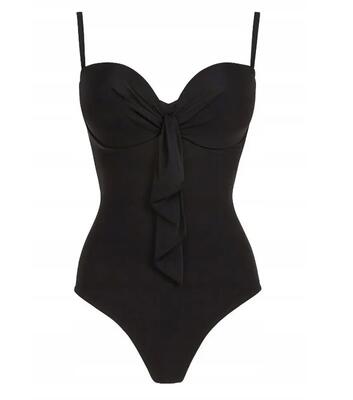 Costume da bagno intero da donna ARENA MONOCROMO CON FERRETTO