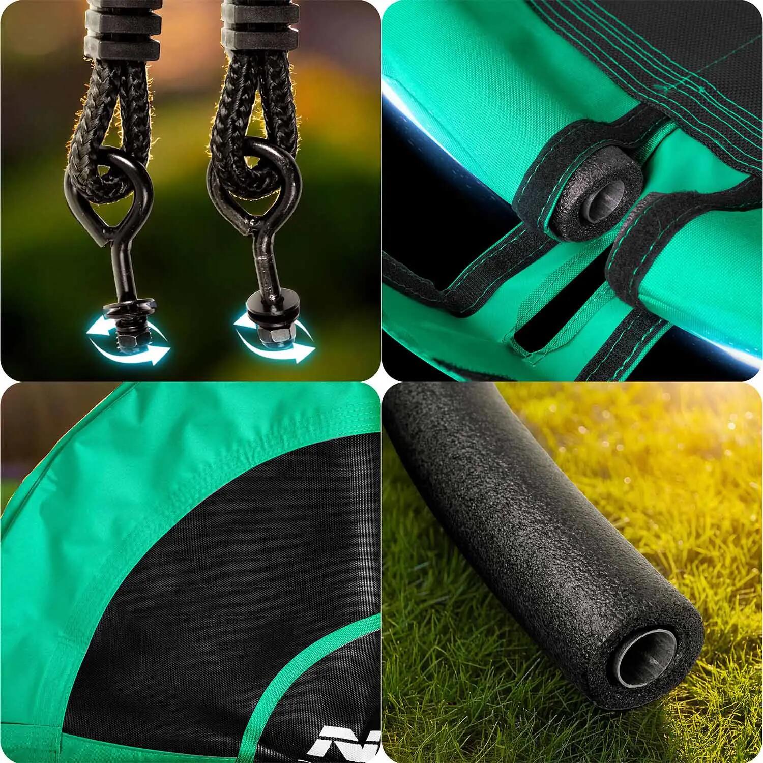 Altalena Neo-Sport Swingo 110 cm a nido di corvo 8/8